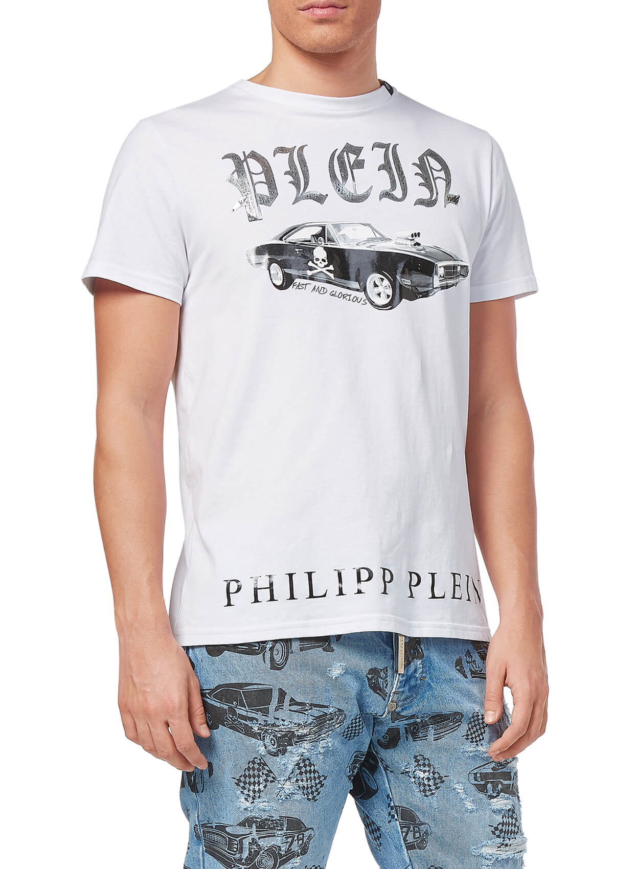 PHILIPP PLEIN T-SHIRT MTK2014 PJY002N 01 SAM SMİTH-Libas Trendy Fashion Store