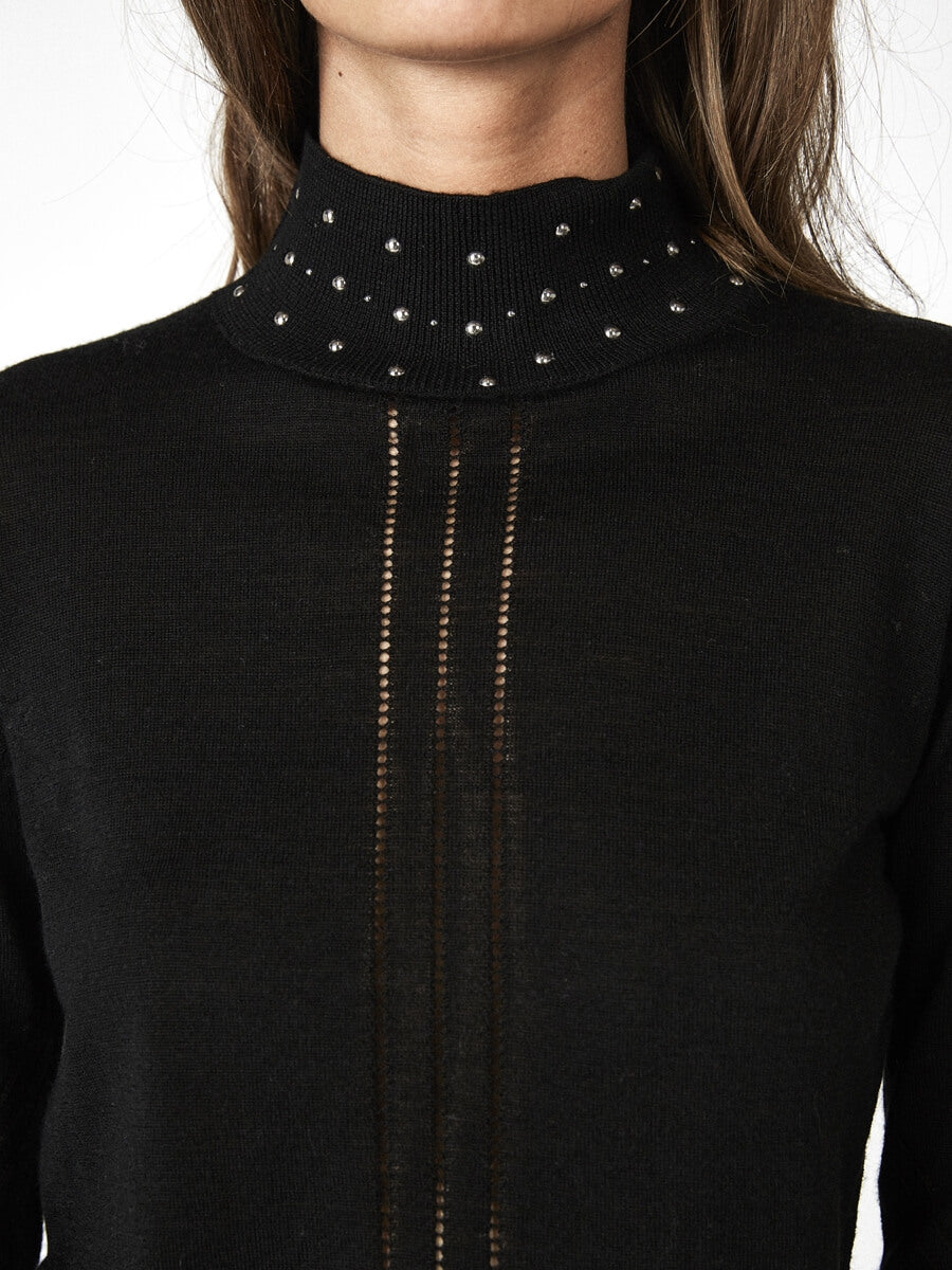 BERENICE TRİKO 07STING6UMT BLACK-Libas Trendy Fashion Store