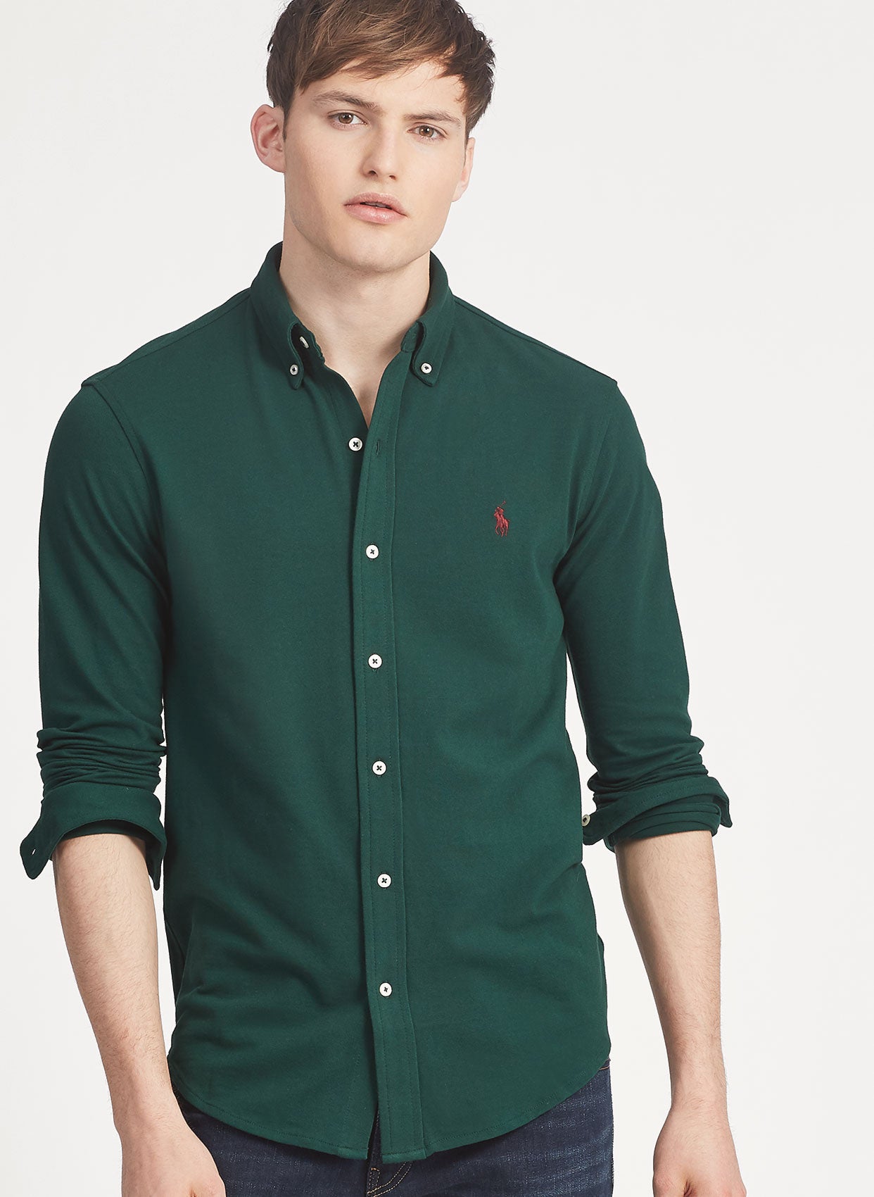 Polo Ralph Lauren Featherweight Mesh Gömlek-Libas Trendy Fashion Store