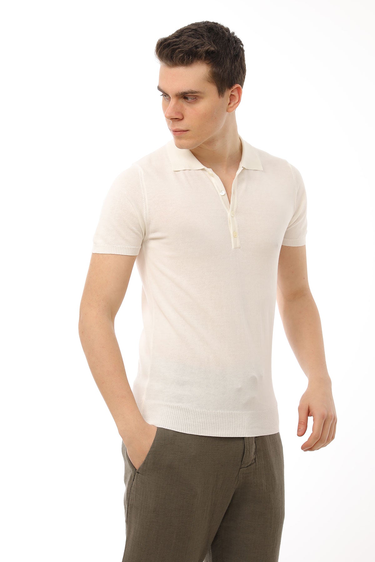 Manifattura Örme Polo Yaka T-shirt-Libas Trendy Fashion Store
