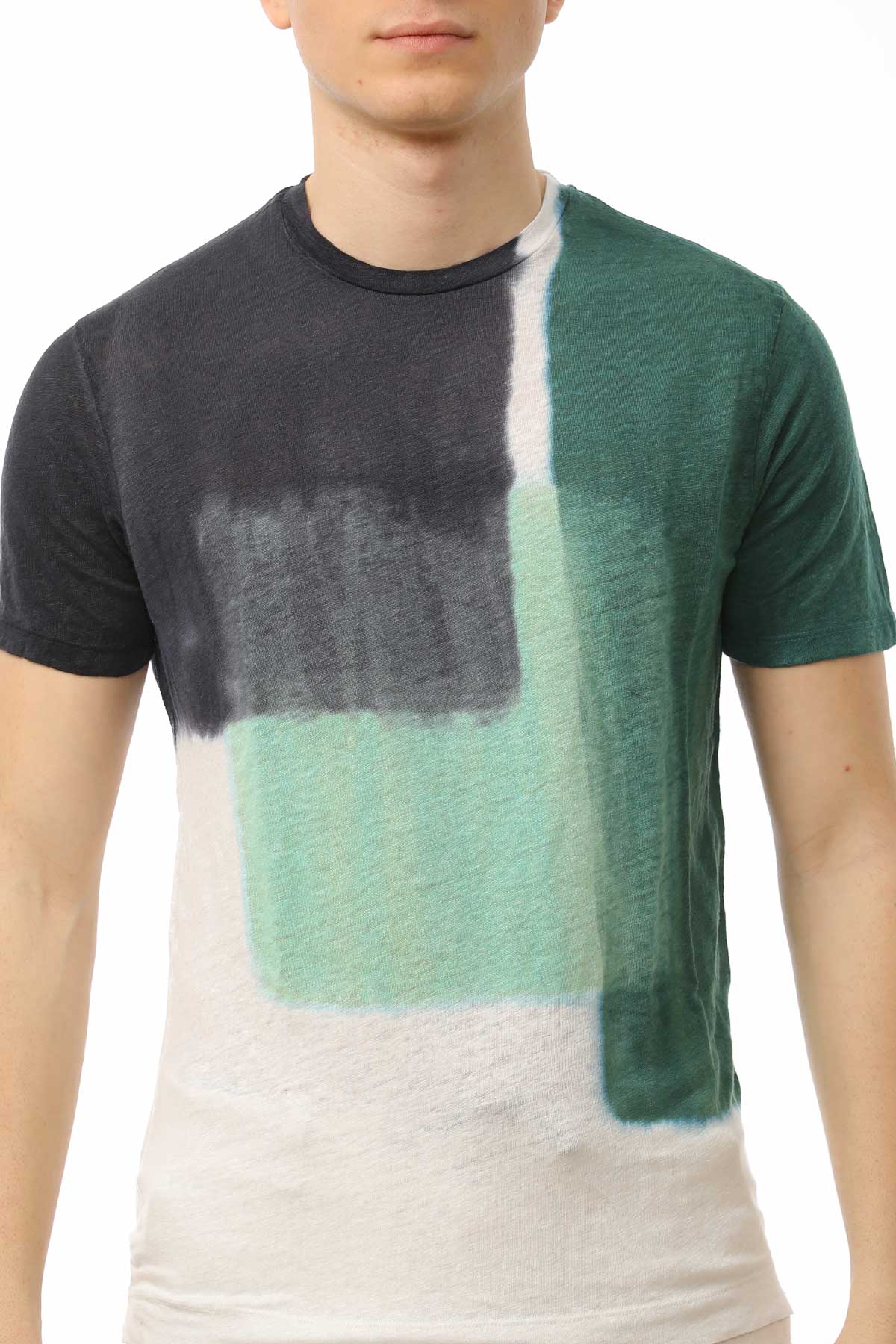 Manifattura Keten Batik T-shirt-Libas Trendy Fashion Store