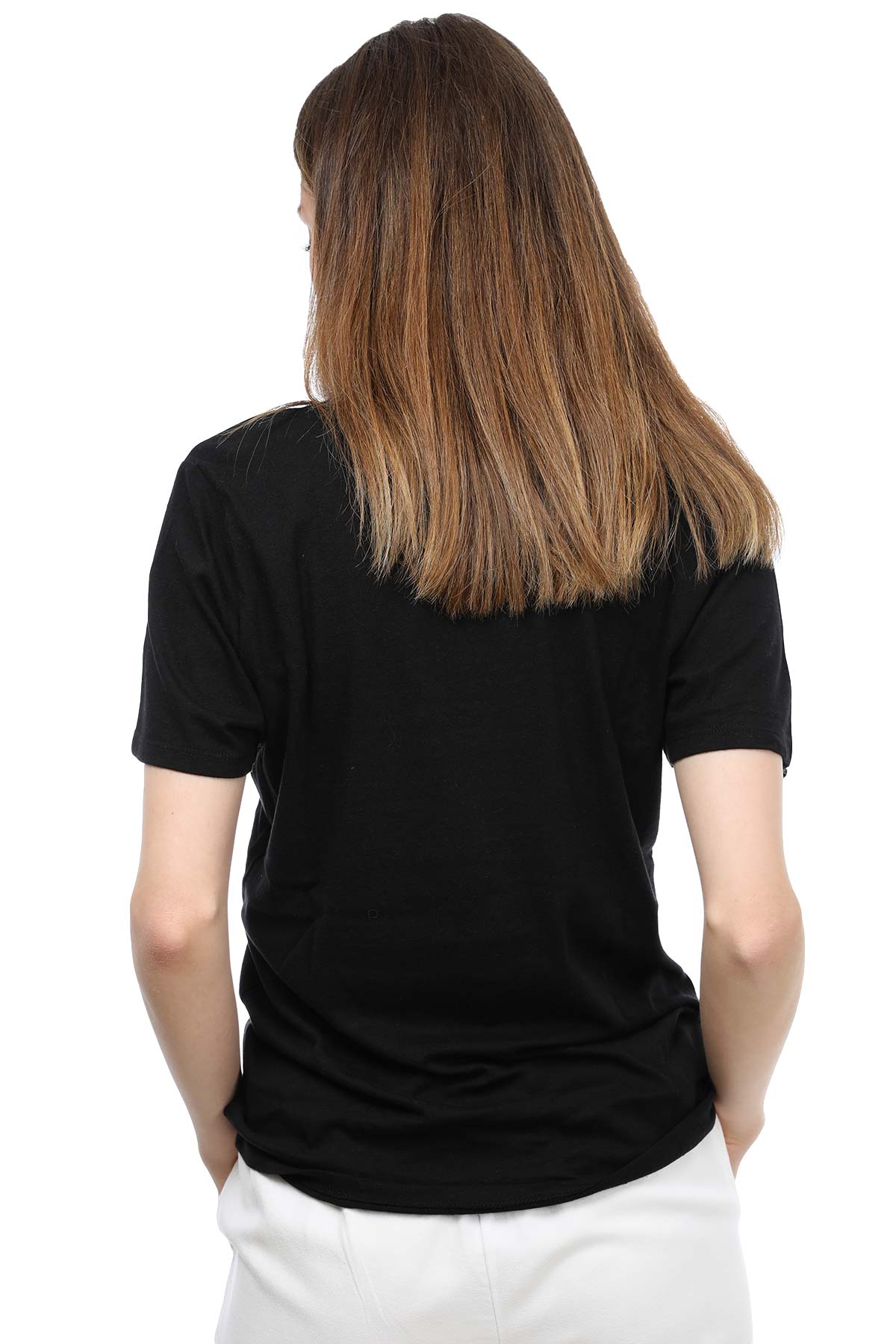 Tru V Yakalı T-shirt-Libas Trendy Fashion Store