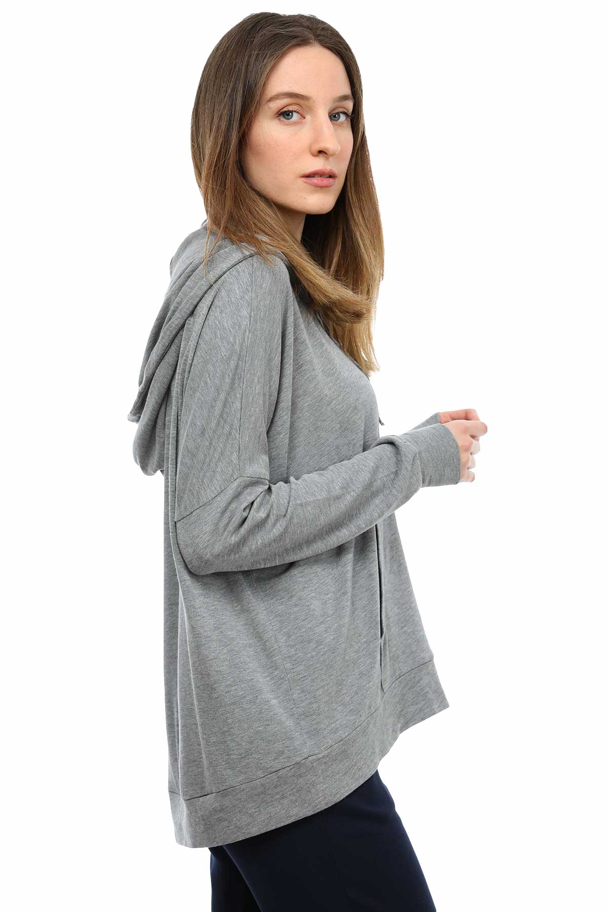 Tru Kapüşonlu Sweatshirt-Libas Trendy Fashion Store