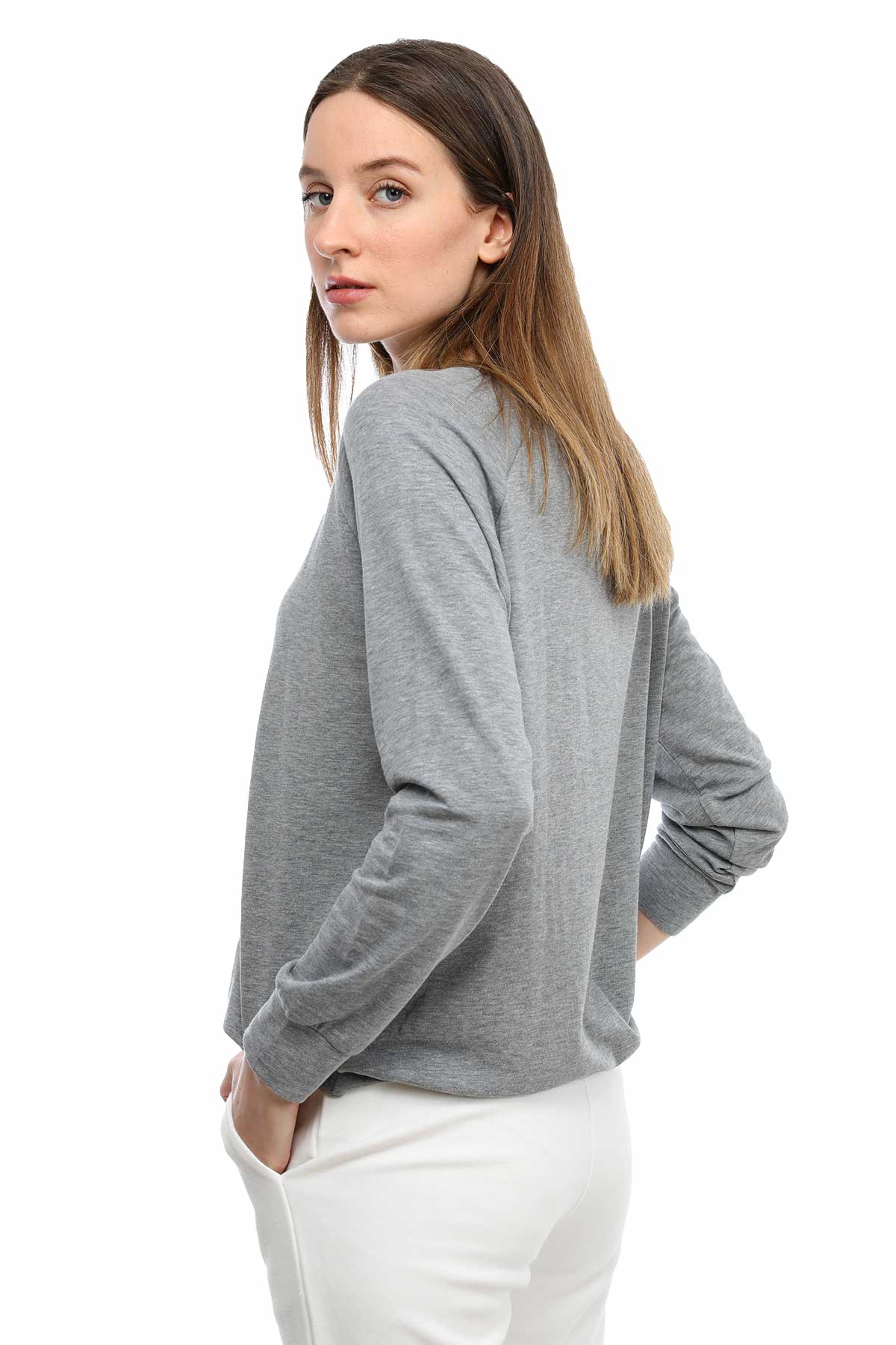 Tru Kayık Yaka Sweatshirt-Libas Trendy Fashion Store