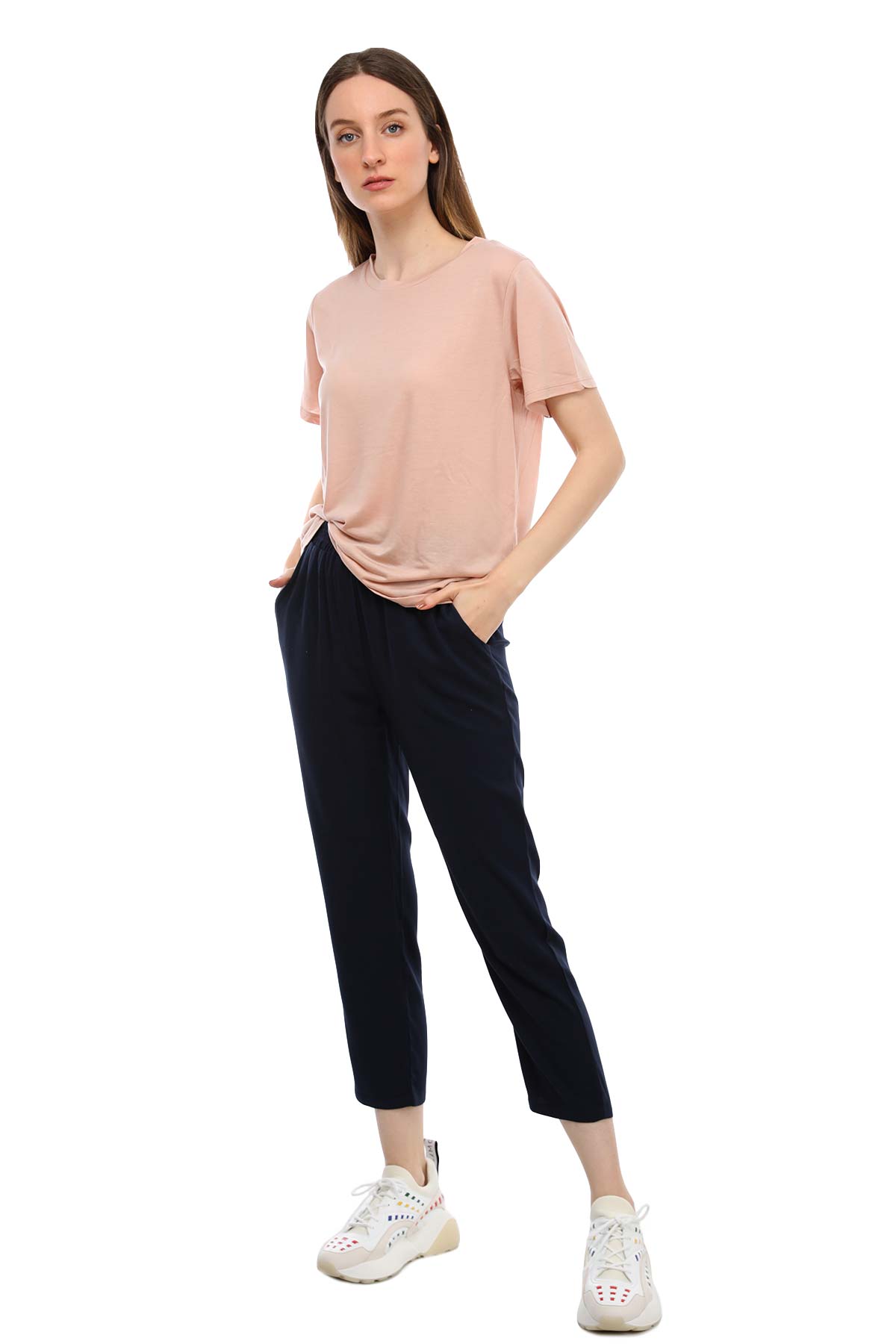 Tru Bisiklet Yaka T-shirt-Libas Trendy Fashion Store