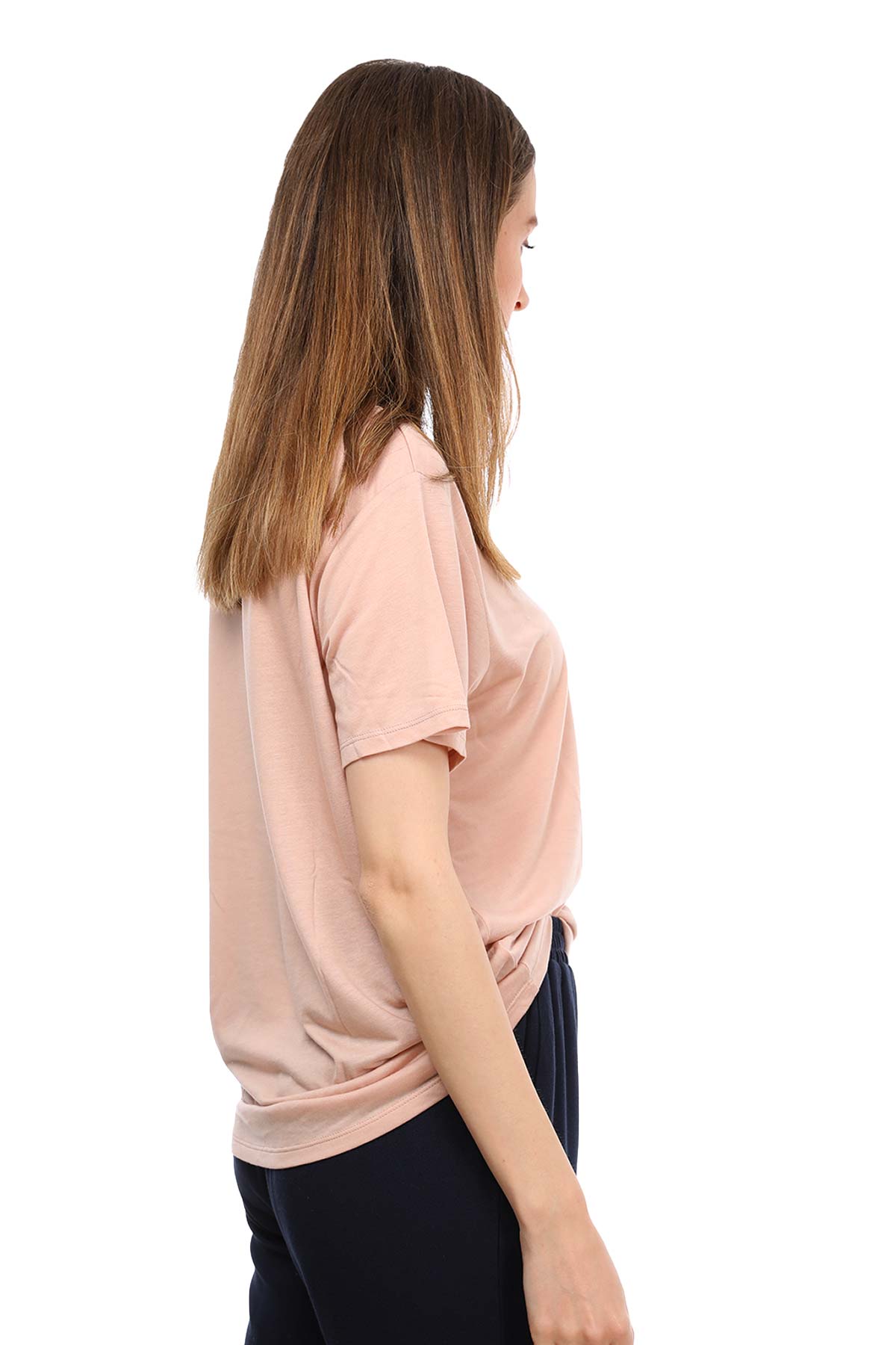 Tru Bisiklet Yaka T-shirt-Libas Trendy Fashion Store