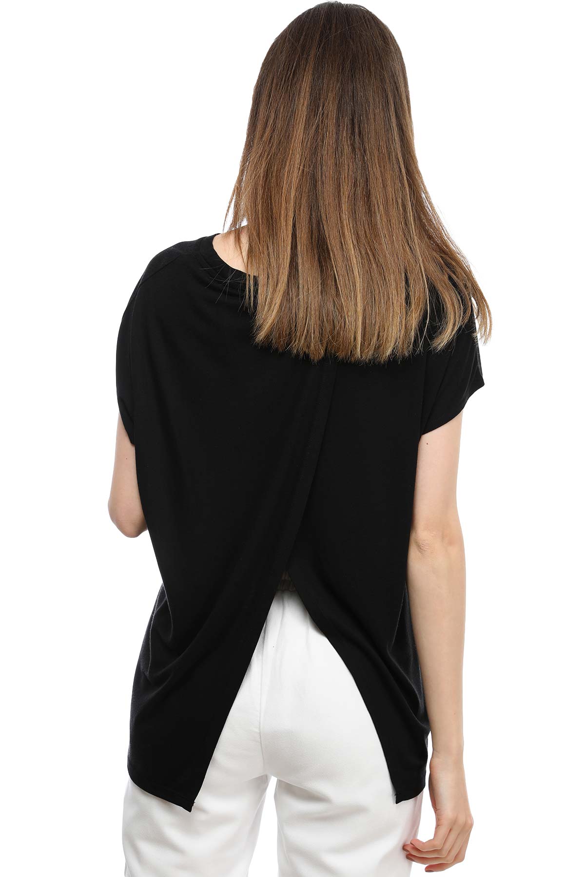 Tru Sırt Yırtmaçlı T-shirt-Libas Trendy Fashion Store