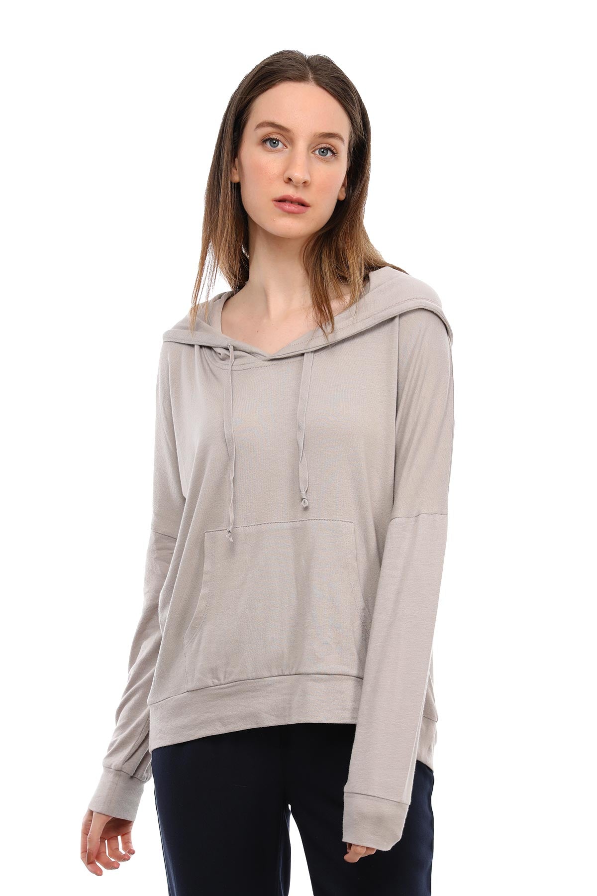 Tru Kapüşonlu Sweatshirt-Libas Trendy Fashion Store