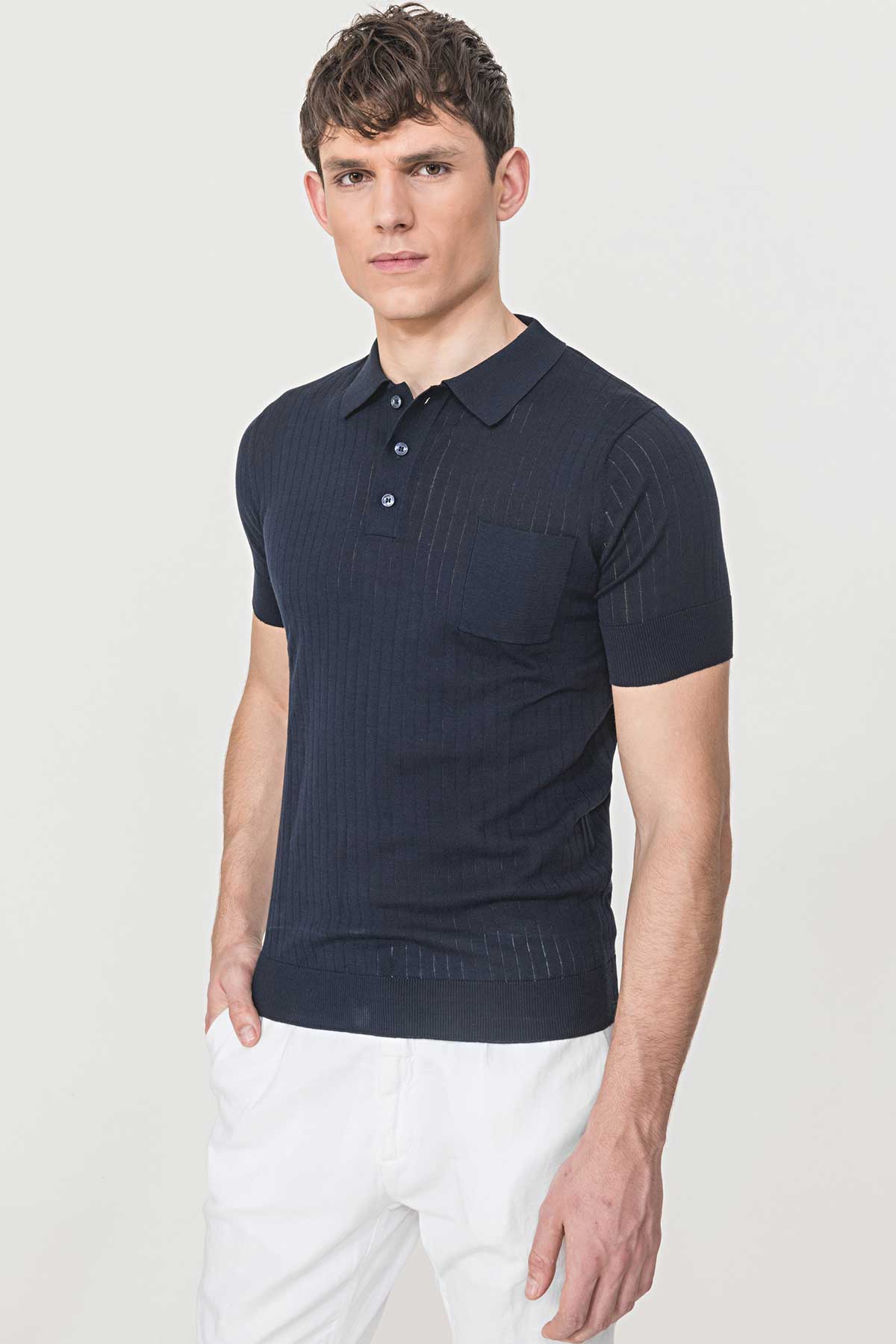 Antony Morato Polo Yaka T-shirt-Libas Trendy Fashion Store