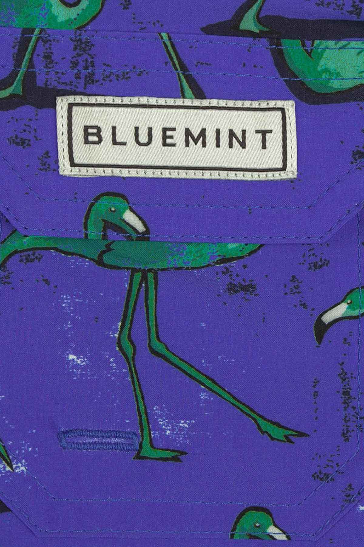 Bluemint Arthus Stretch Plum Flamingo Şort Mayo-Libas Trendy Fashion Store