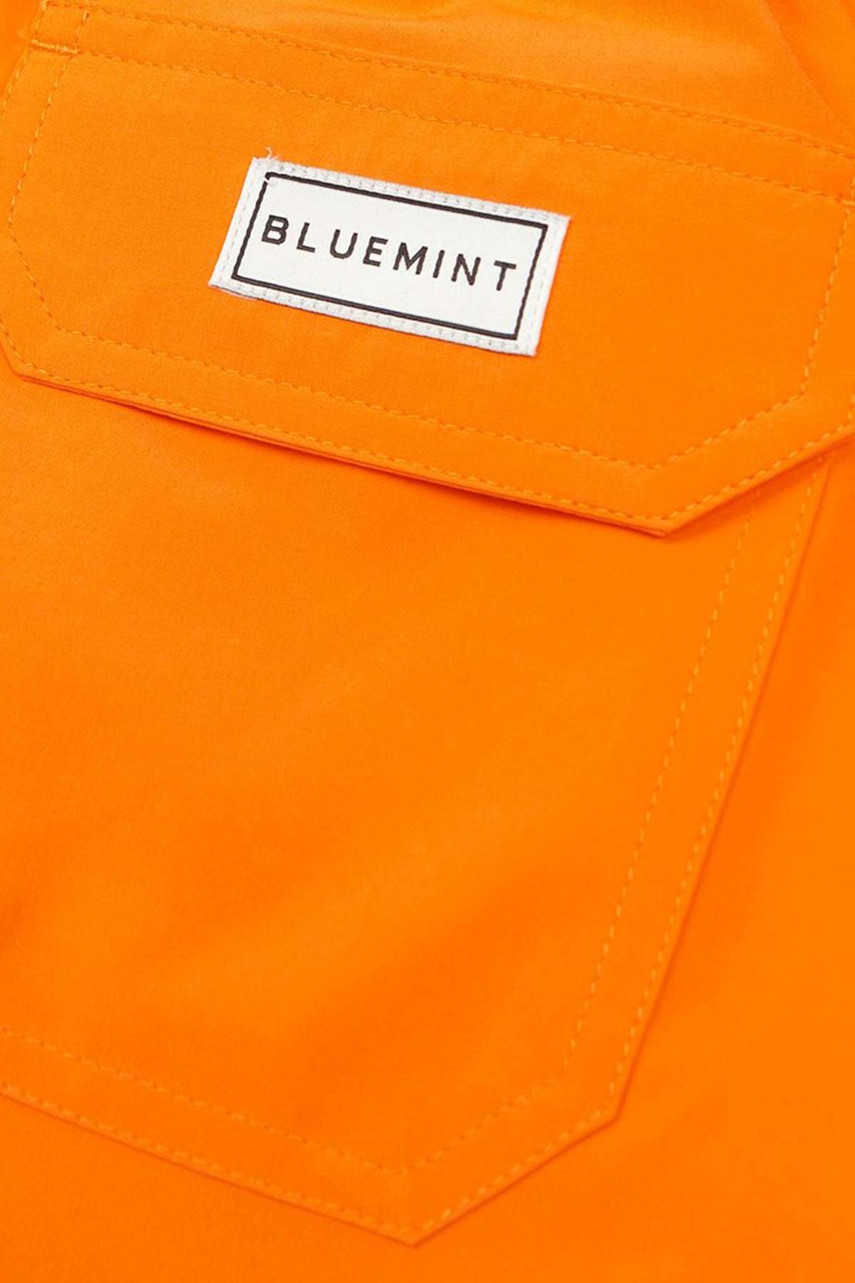 Bluemint Arthus Stretch Solid Orange Şort Mayo-Libas Trendy Fashion Store