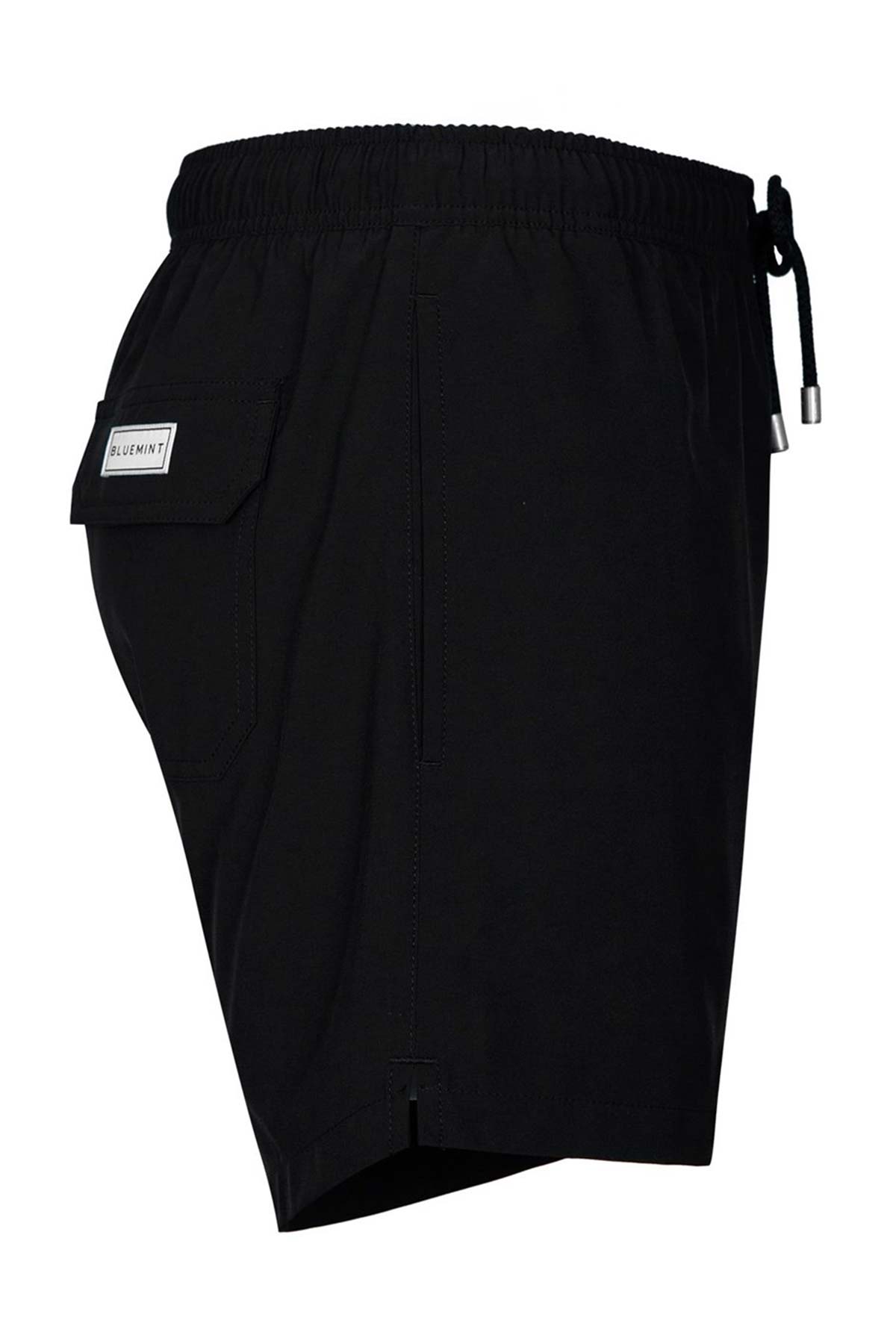 Bluemint Arthus Stretch Solid Black Şort Mayo-Libas Trendy Fashion Store
