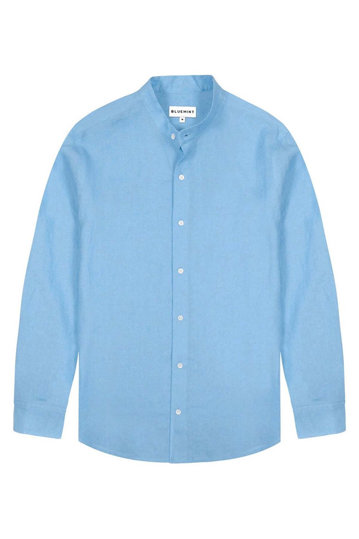 Bluemint Eric Comfort Fit Hakim Yaka Keten Gömlek-Libas Trendy Fashion Store