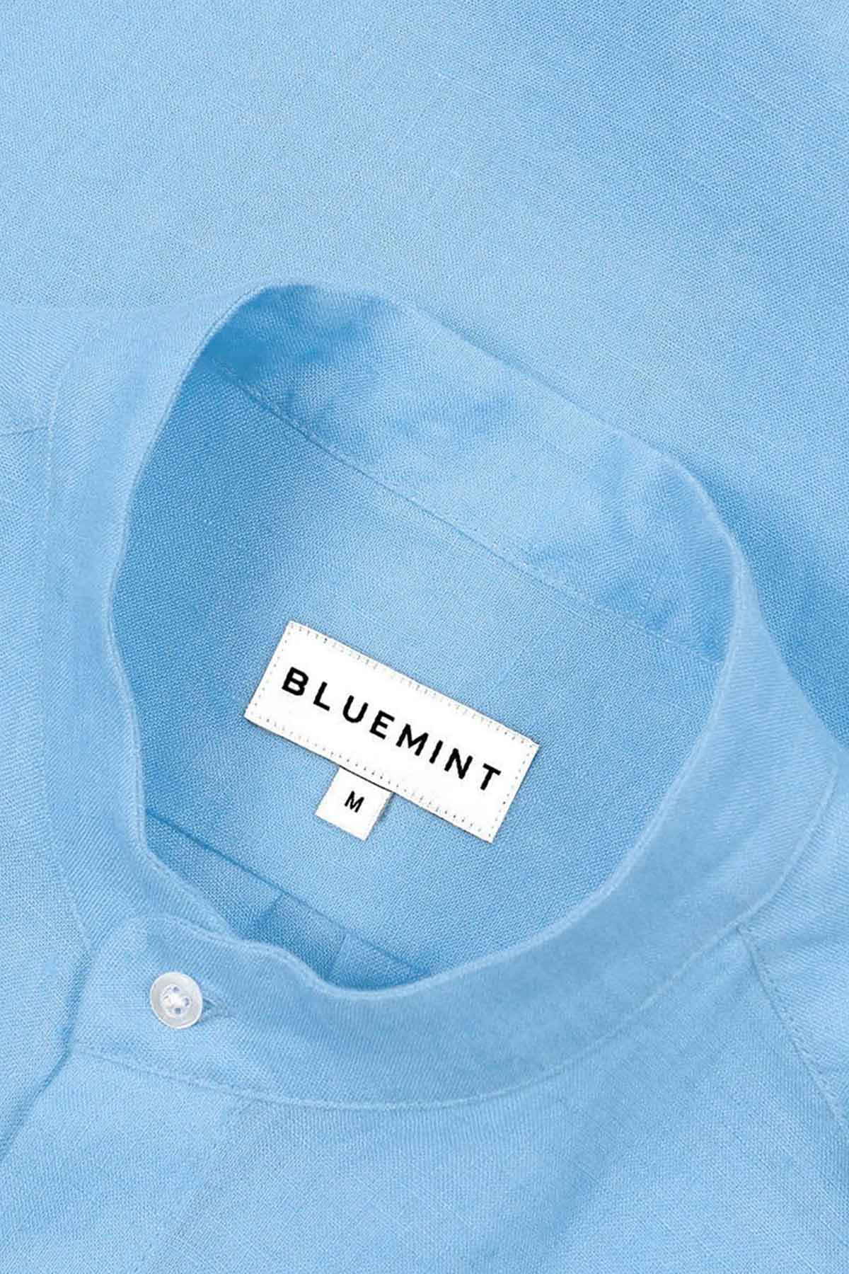 Bluemint Eric Comfort Fit Hakim Yaka Keten Gömlek-Libas Trendy Fashion Store