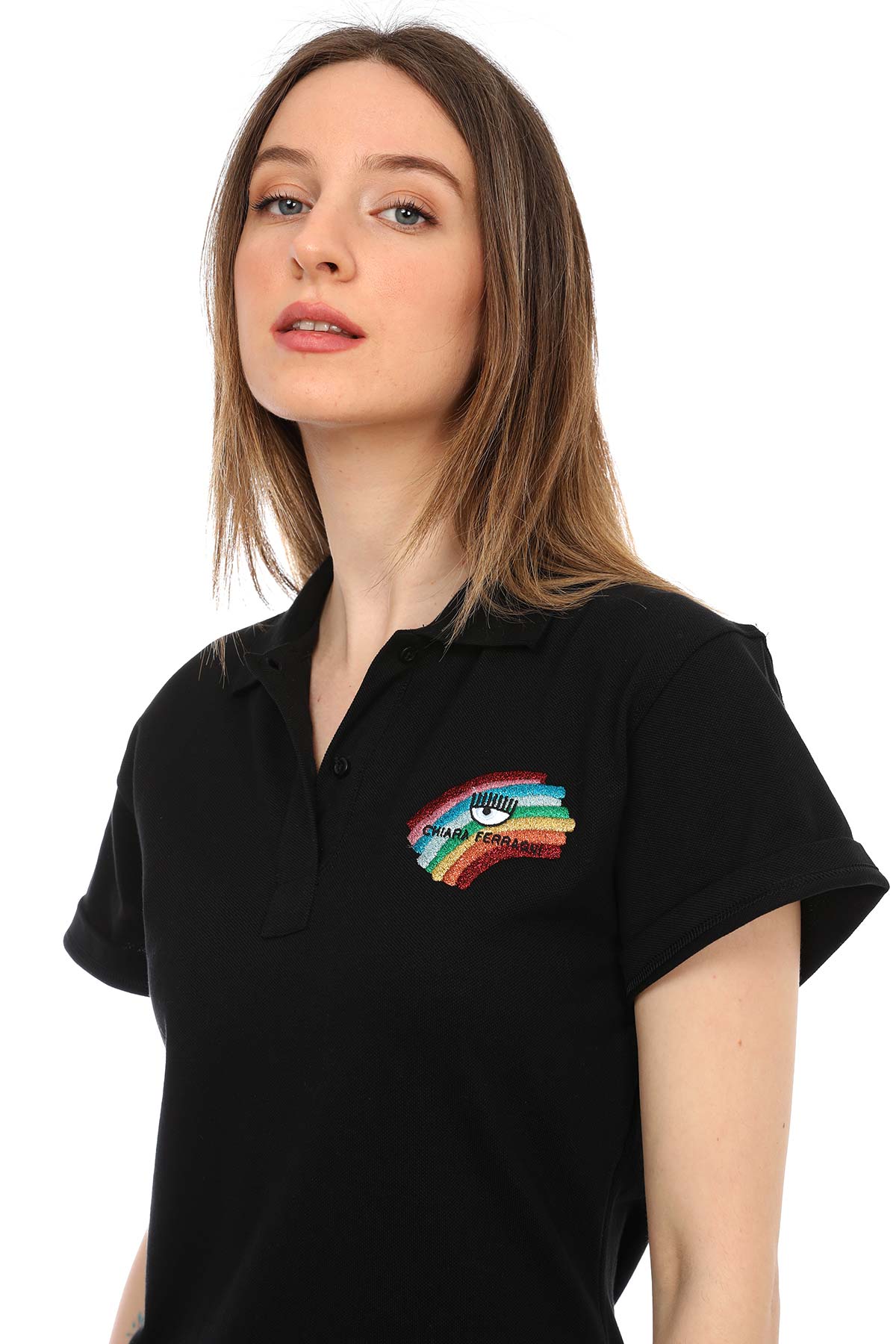Chiara Ferragni Winking Eye T-shirt Elbise-Libas Trendy Fashion Store