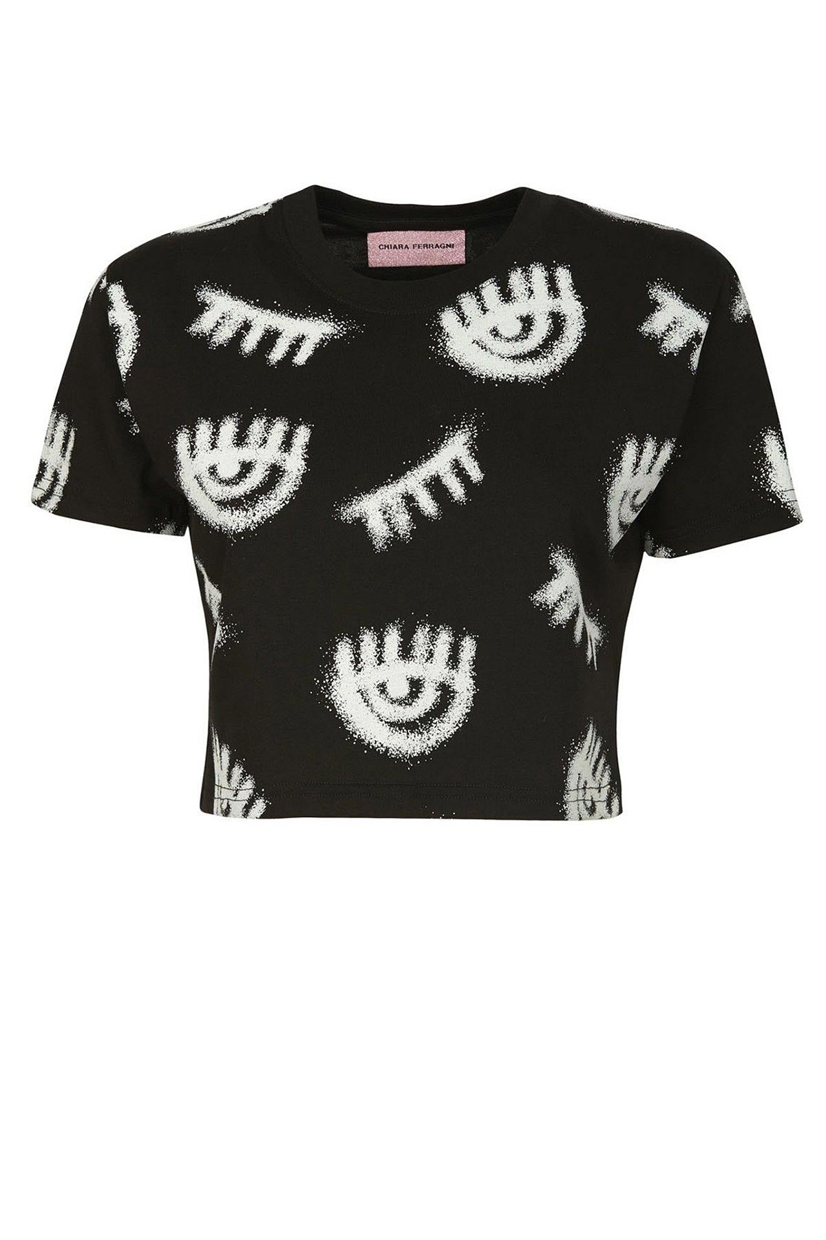 Chiara Ferragni Crop Top T-shirt-Libas Trendy Fashion Store