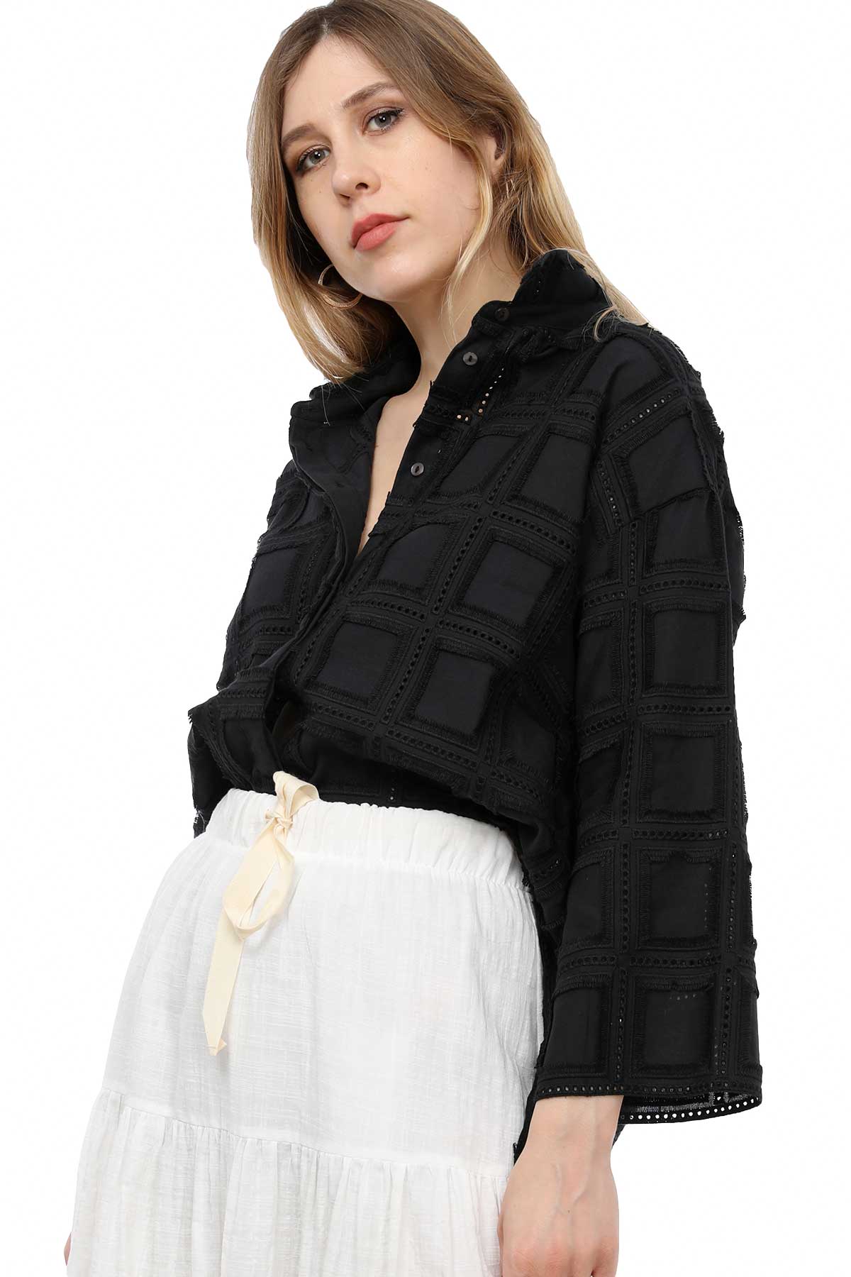 Alpha Studio Oversize Gömlek-Libas Trendy Fashion Store