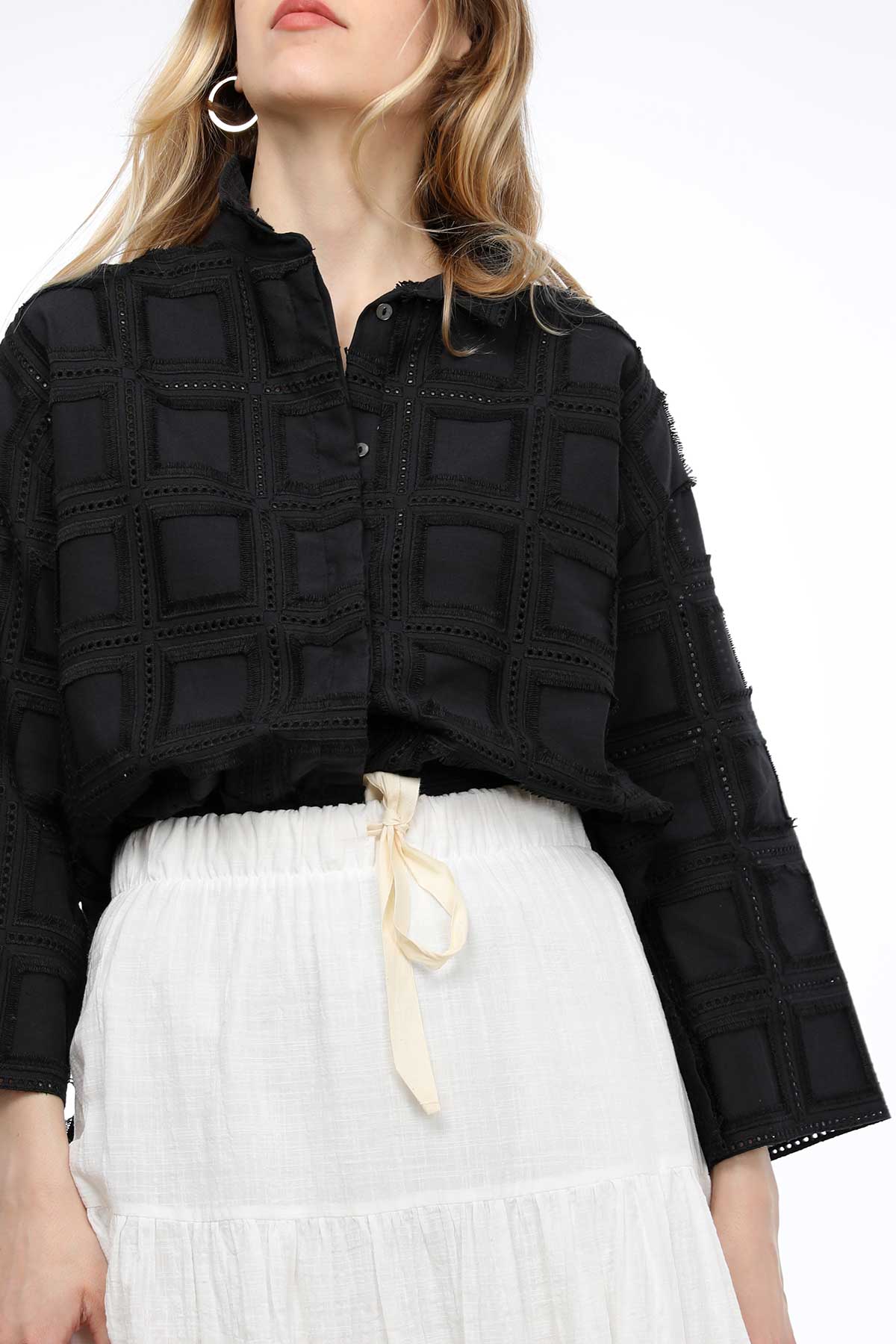 Alpha Studio Oversize Gömlek-Libas Trendy Fashion Store