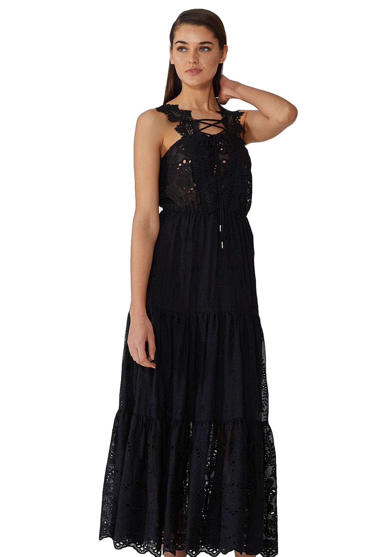 Trussardi Jeans Maxi Elbise-Libas Trendy Fashion Store