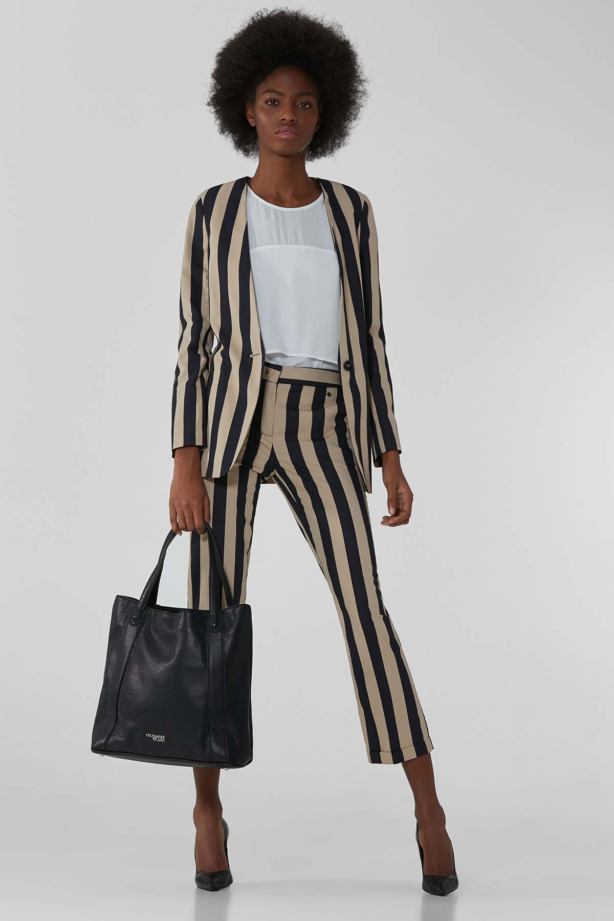 Trussardi Jeans Volanlı Bluz-Libas Trendy Fashion Store