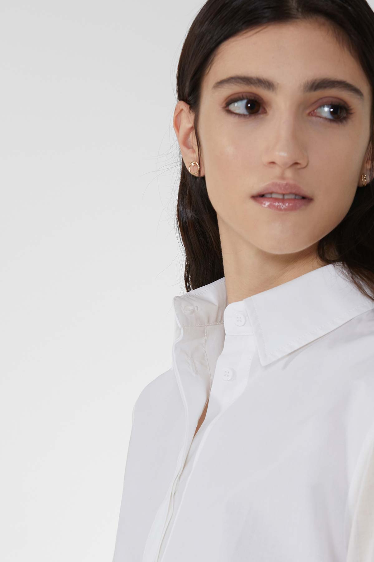 Trussardi Jeans Oversize Gömlek-Libas Trendy Fashion Store