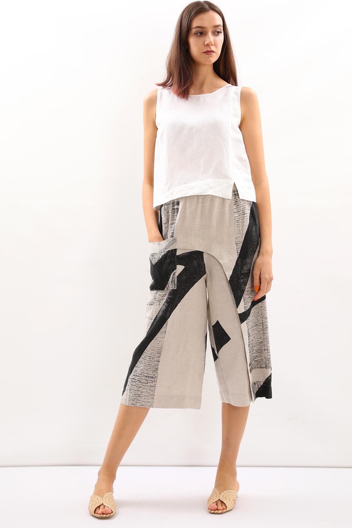Crea Concept Keten Pantolon-Libas Trendy Fashion Store