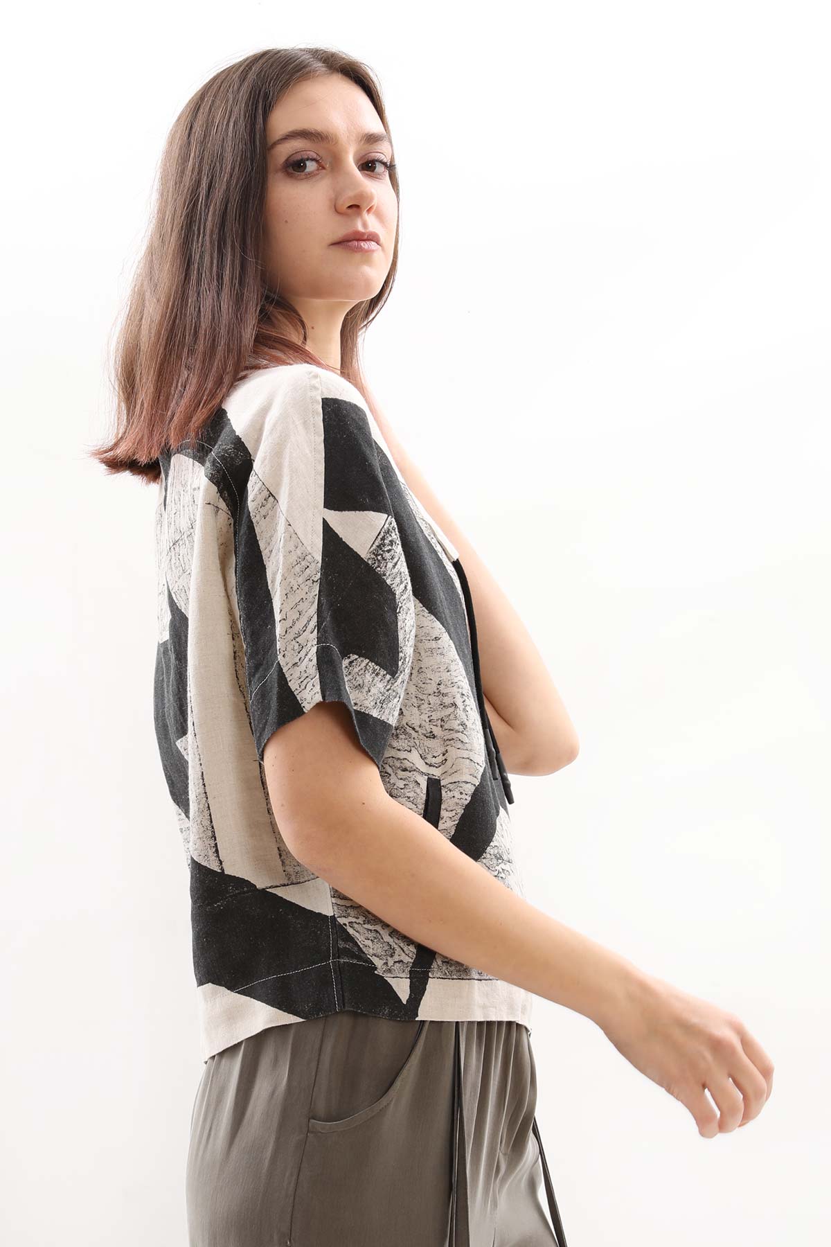 Crea Concept Keten Ceket-Libas Trendy Fashion Store