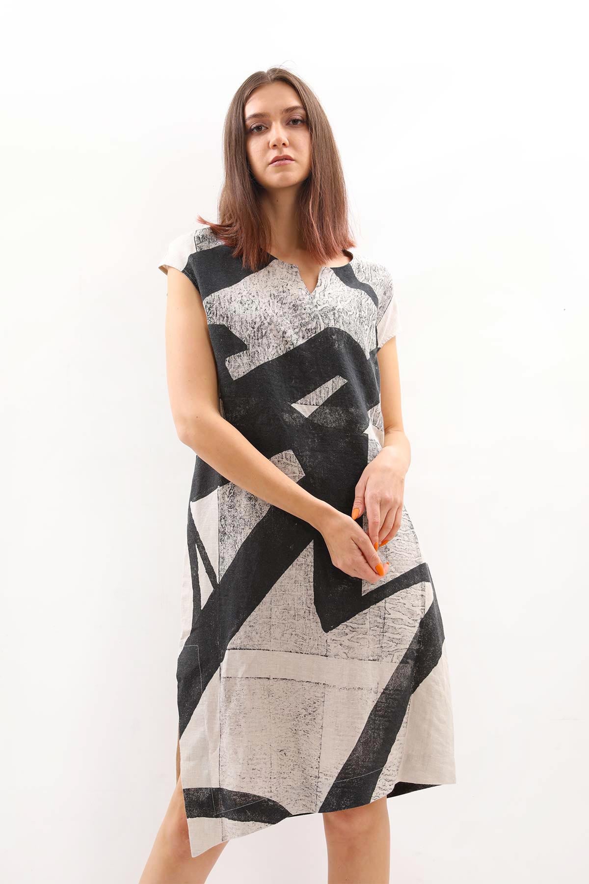 Crea Concept Keten Elbise-Libas Trendy Fashion Store