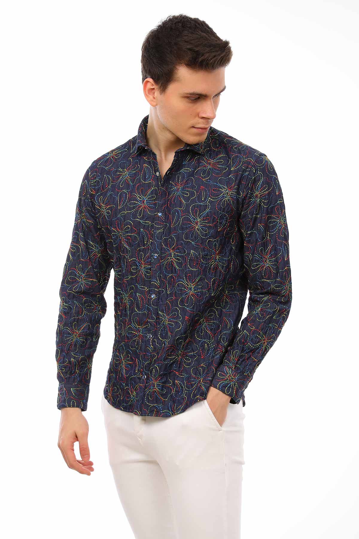 Poggianti Nakış Detaylı Gömlek-Libas Trendy Fashion Store