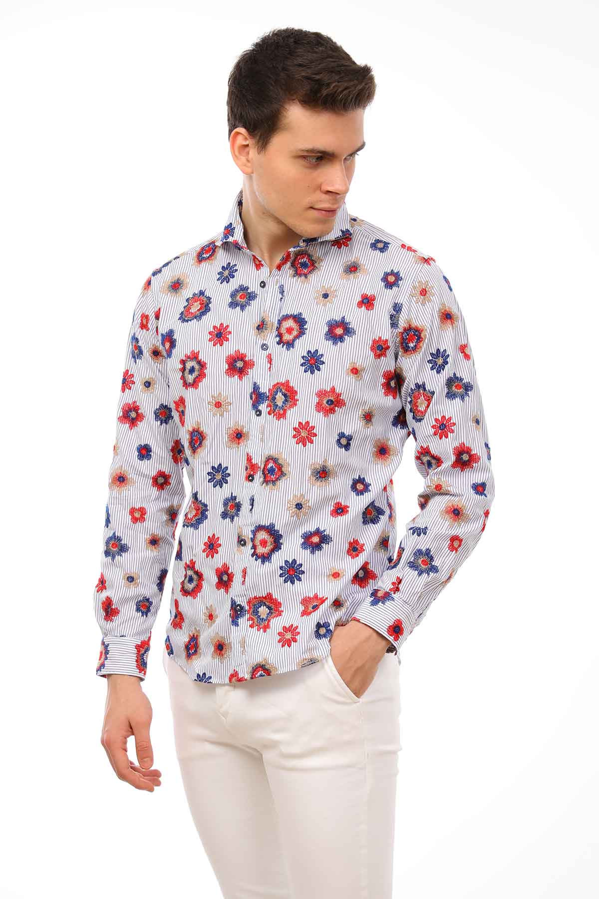Poggianti Nakış Detaylı Gömlek-Libas Trendy Fashion Store