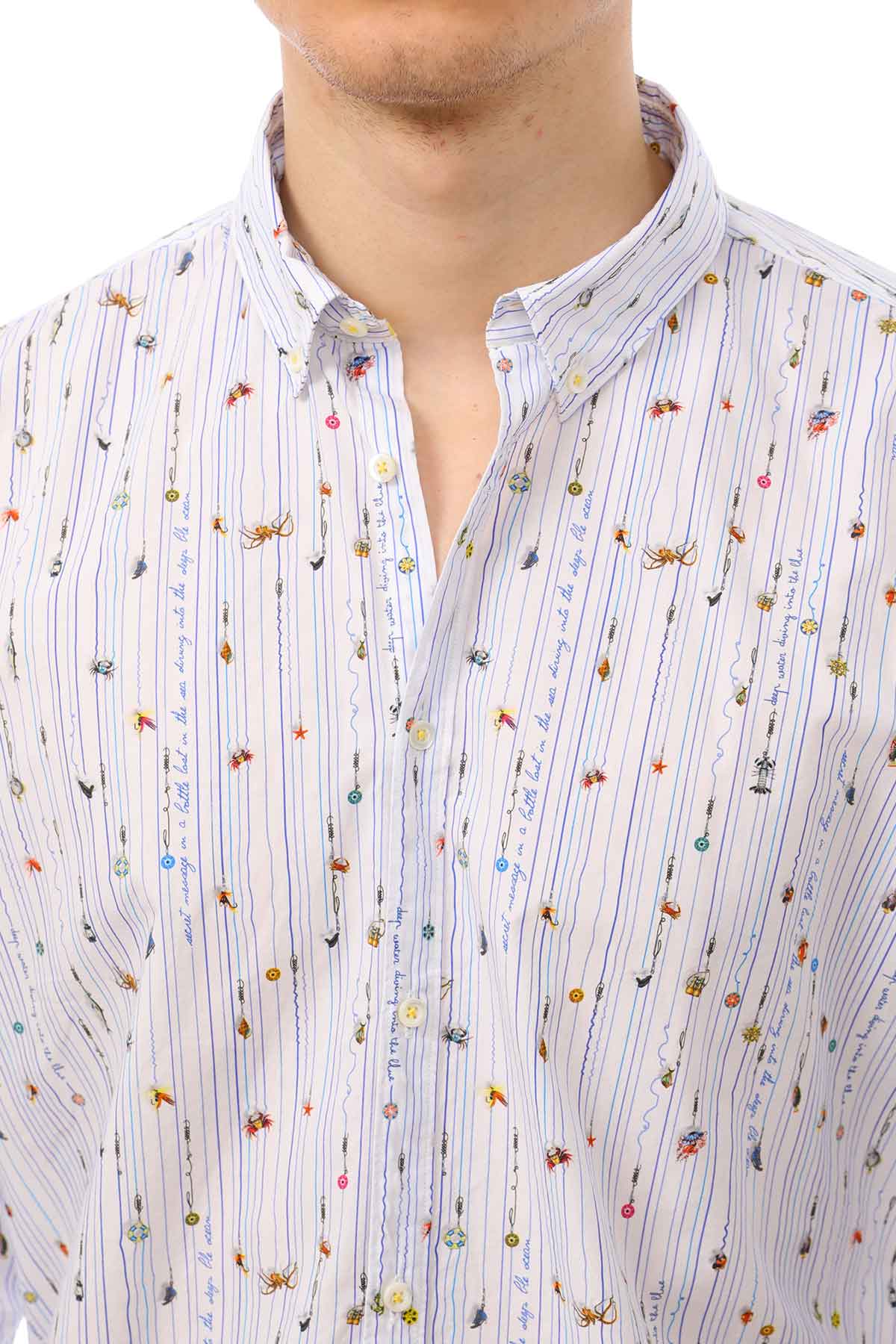 Poggianti Desenli Gömlek-Libas Trendy Fashion Store