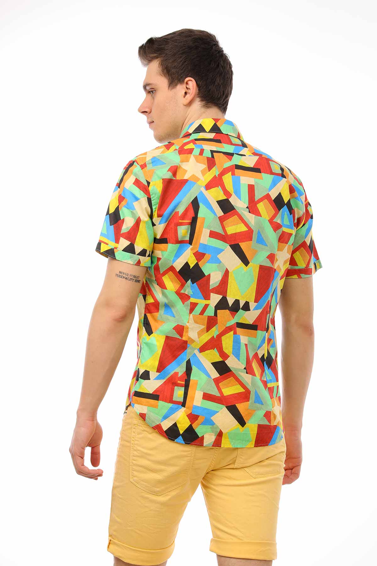 Poggianti Retro Desenli Gömlek-Libas Trendy Fashion Store