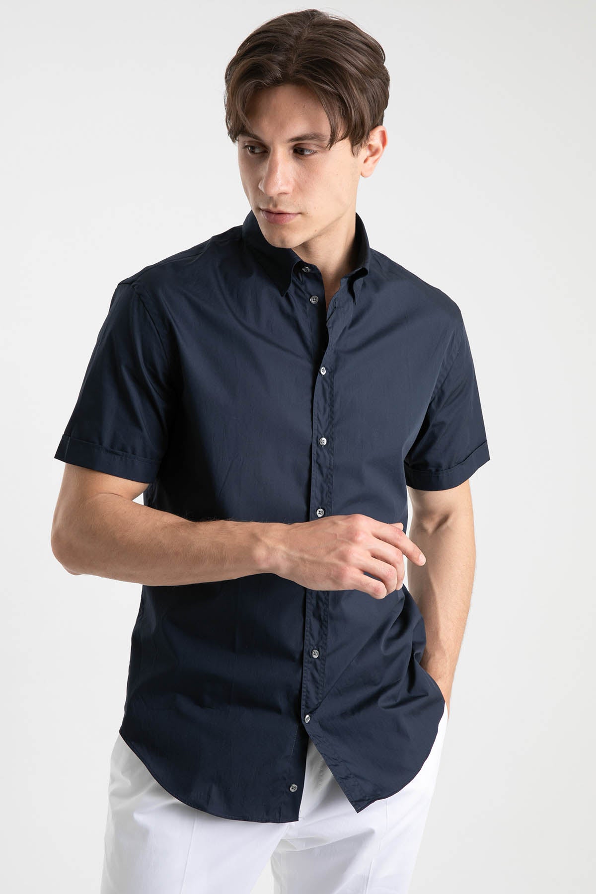 Emporio Armani Regular Fit Kısa Kollu Gömlek-Libas Trendy Fashion Store
