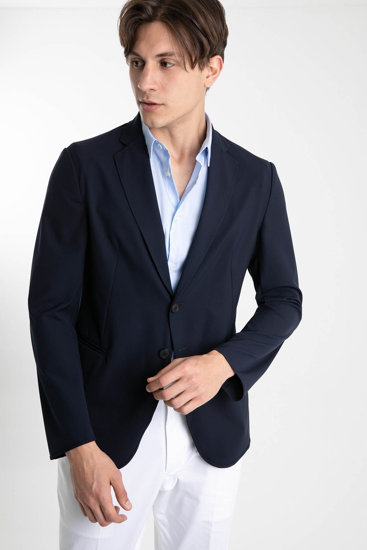 Emporio Armani Slim Fit Astarsız Ceket-Libas Trendy Fashion Store