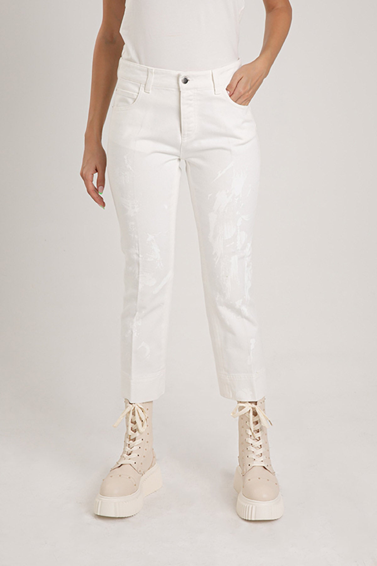 Emporio Armani Boya Efektli Jeans-Libas Trendy Fashion Store