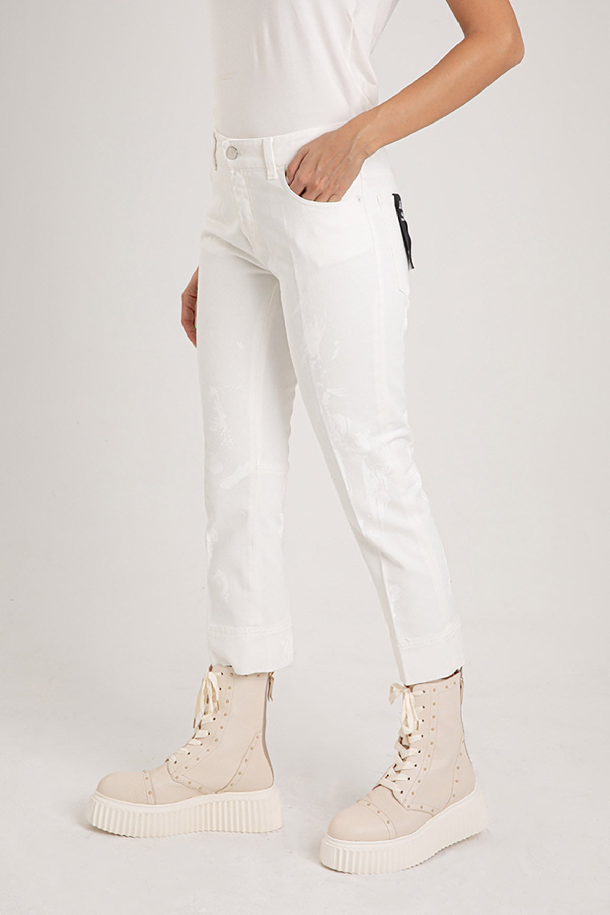 Emporio Armani Boya Efektli Jeans-Libas Trendy Fashion Store