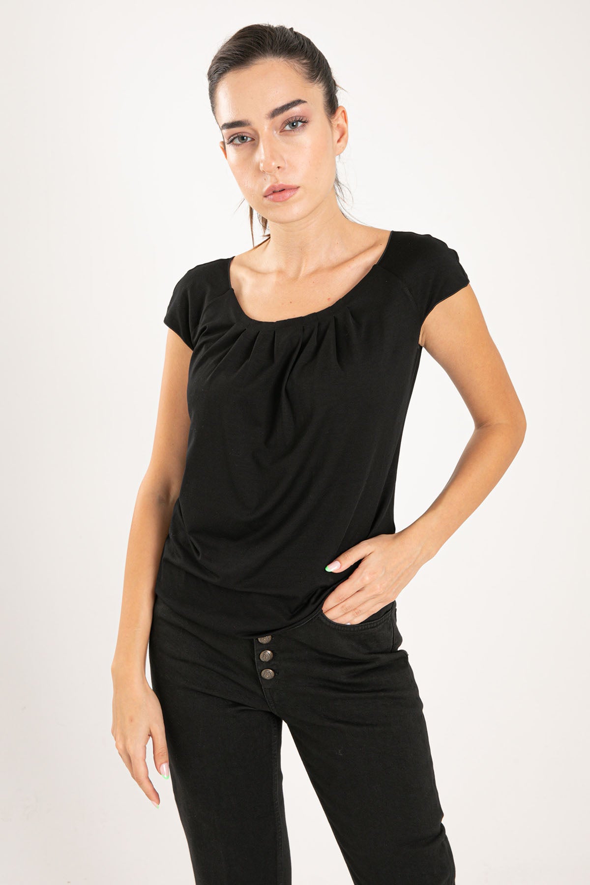 Emporio Armani Yuvarlak Yaka Bluz-Libas Trendy Fashion Store