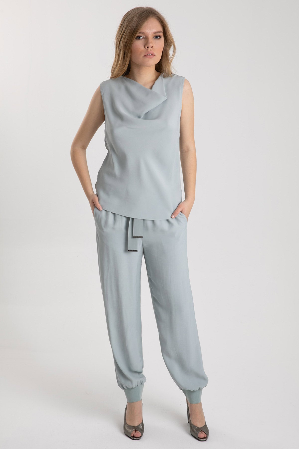 Emporio Armani Yüksek Bel Rahat Kesim Pantolon-Libas Trendy Fashion Store