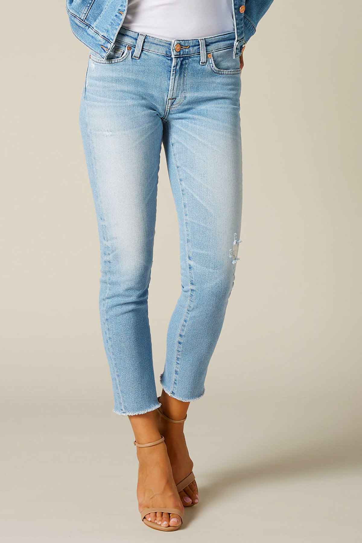7 For All Mankind Pyper Crop Jeans-Libas Trendy Fashion Store