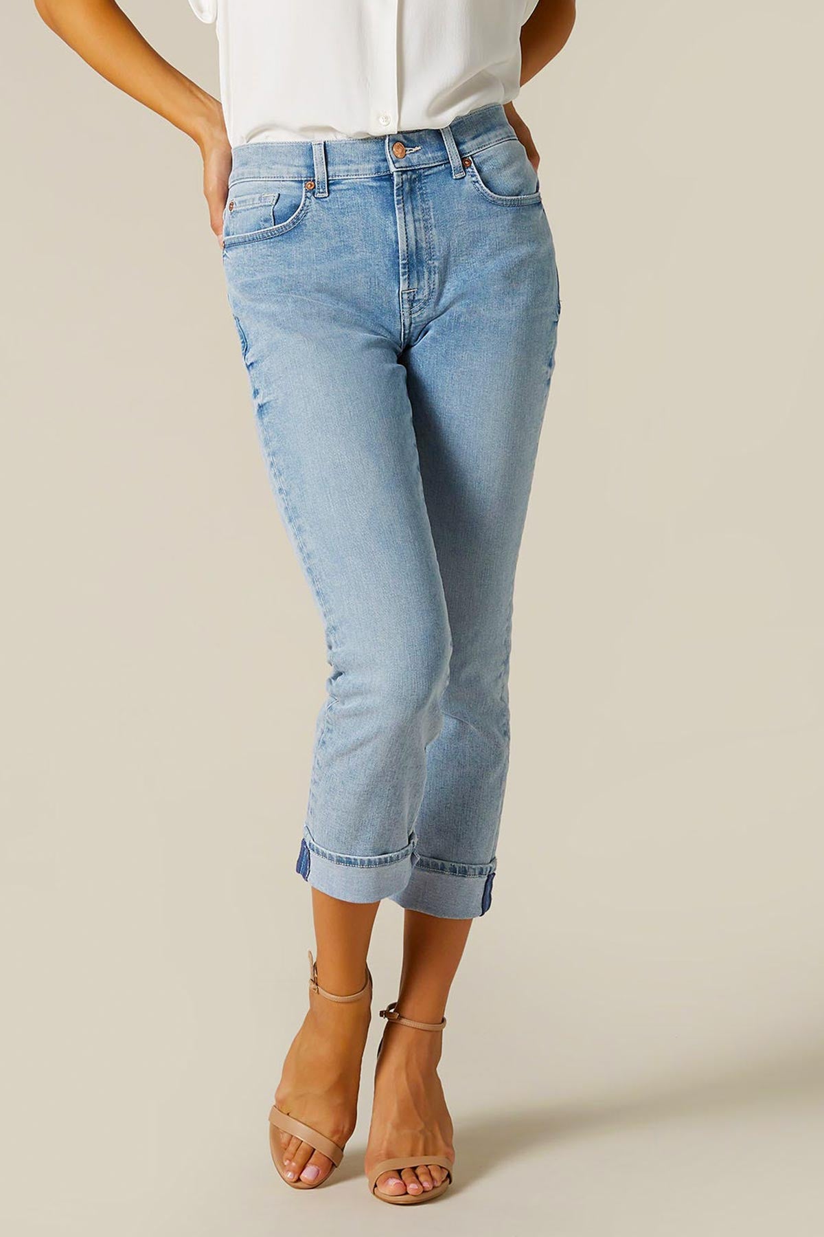 7 For All Mankind Relaxed Skinny Girlfriend Jeans-Libas Trendy Fashion Store