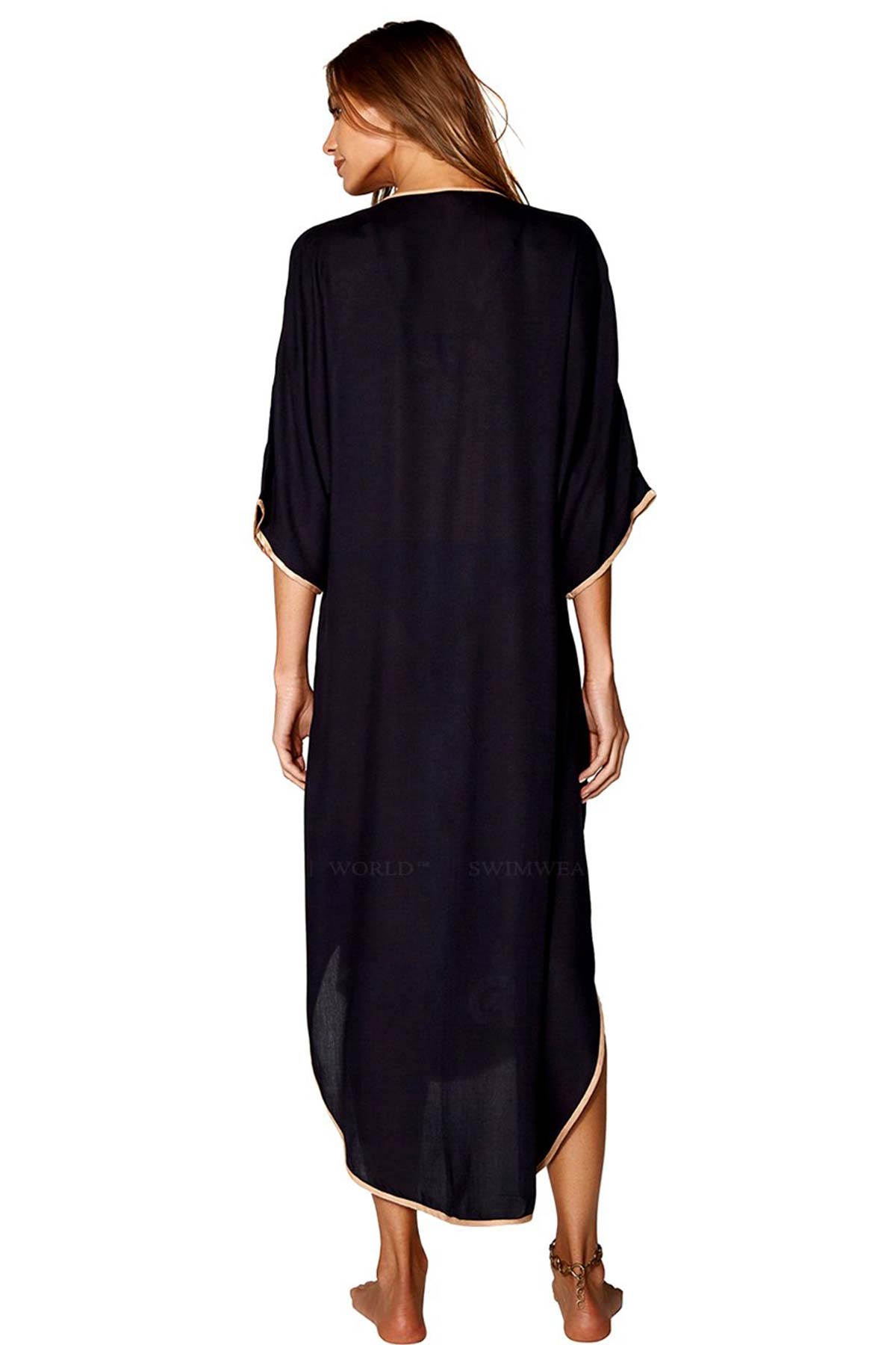 Vix Solid Braid Kaftan