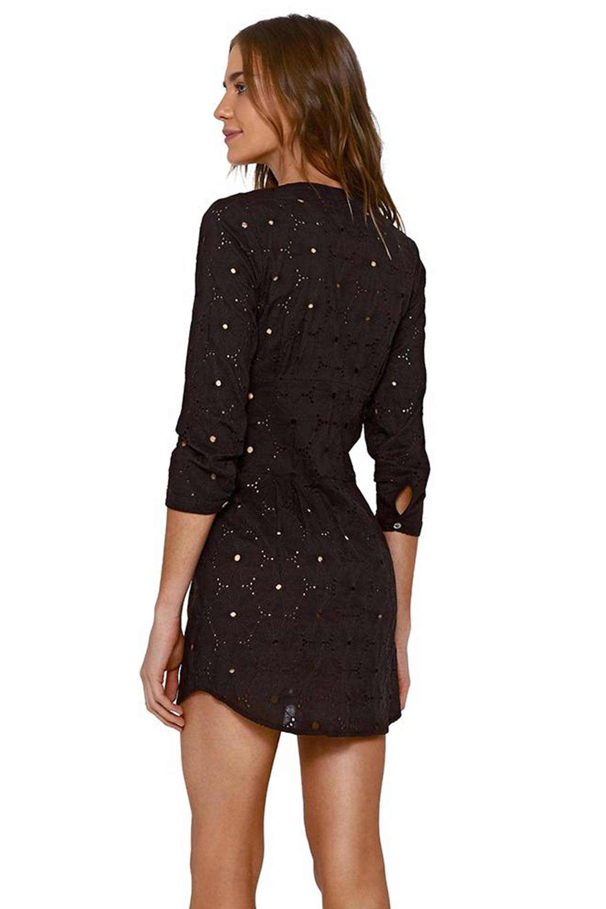 Vix Solid Ana Elbise-Libas Trendy Fashion Store