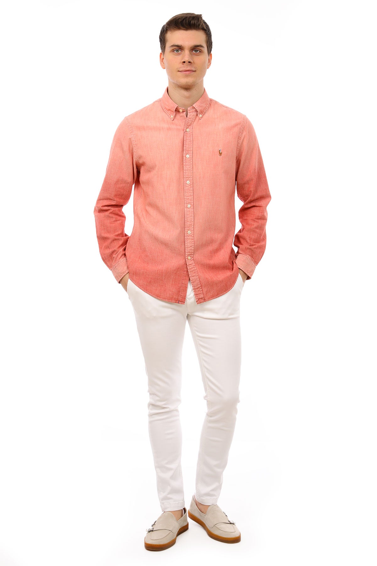 Polo Ralph Lauren Slim Fit Degrade Gömlek-Libas Trendy Fashion Store