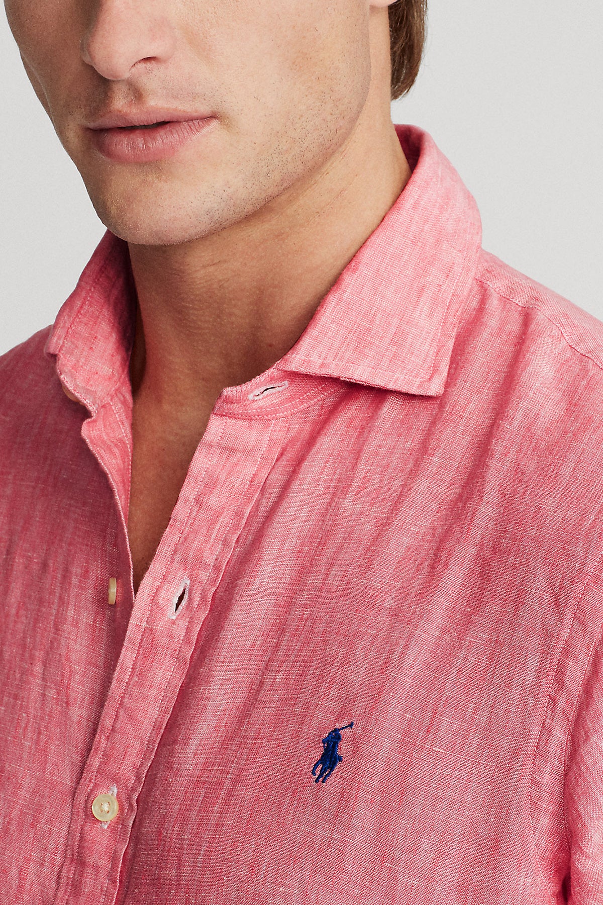 Polo Ralph Lauren Slim Fit Keten Gömlek-Libas Trendy Fashion Store