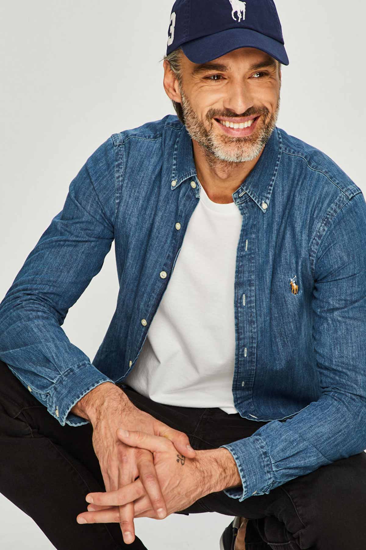 Polo Ralph Lauren Slim Fit Denim Gömlek-Libas Trendy Fashion Store