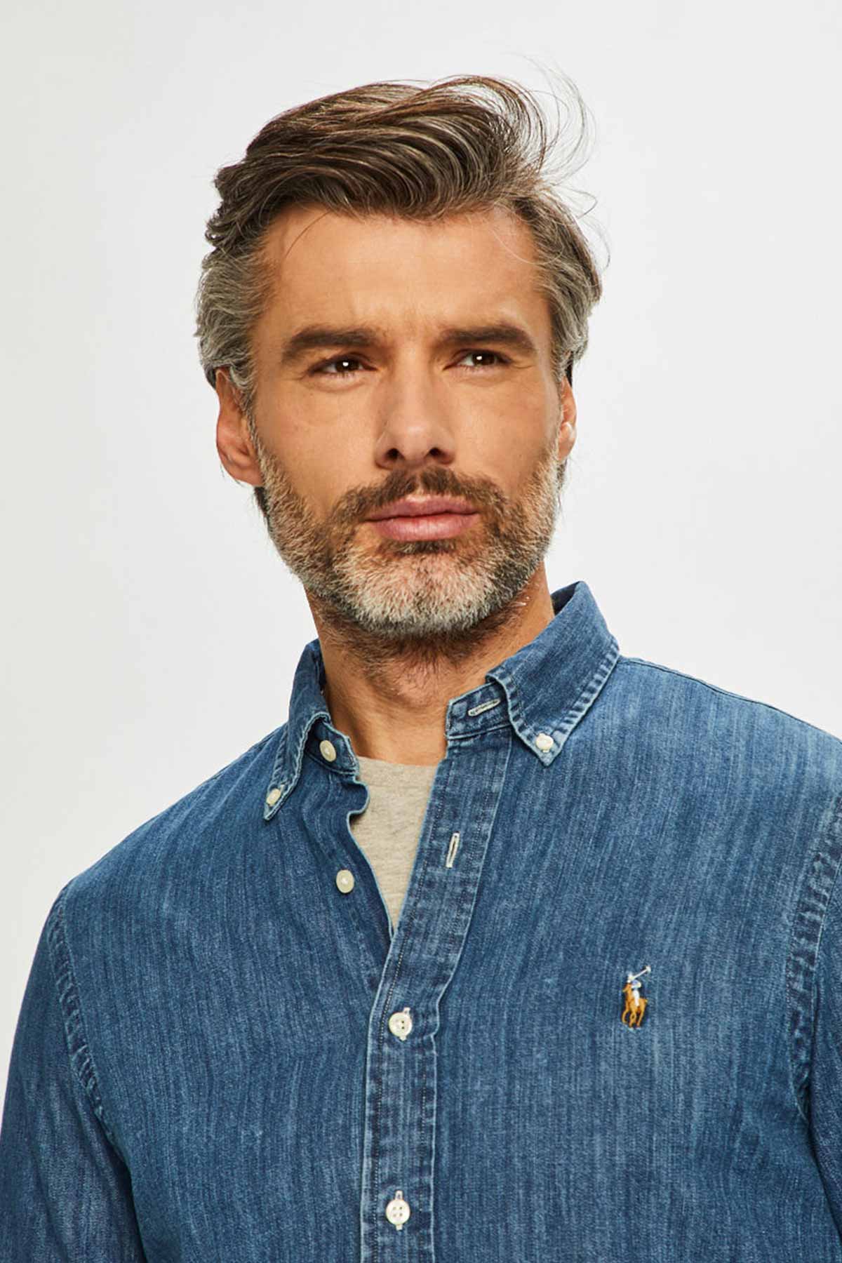 Polo Ralph Lauren Slim Fit Denim Gömlek-Libas Trendy Fashion Store