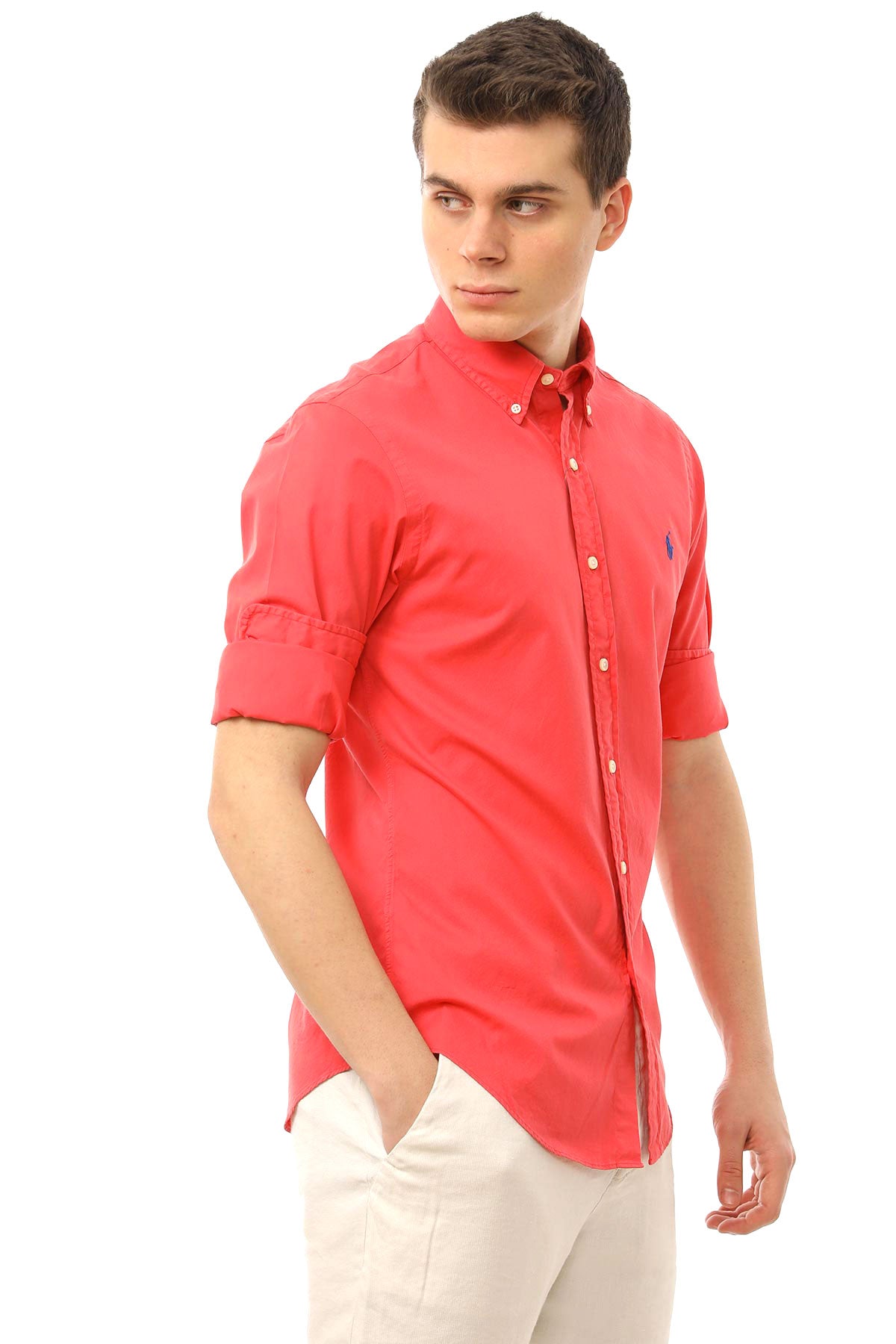 Polo Ralph Lauren Slim Fit Feather Weight Twill Gömlek-Libas Trendy Fashion Store