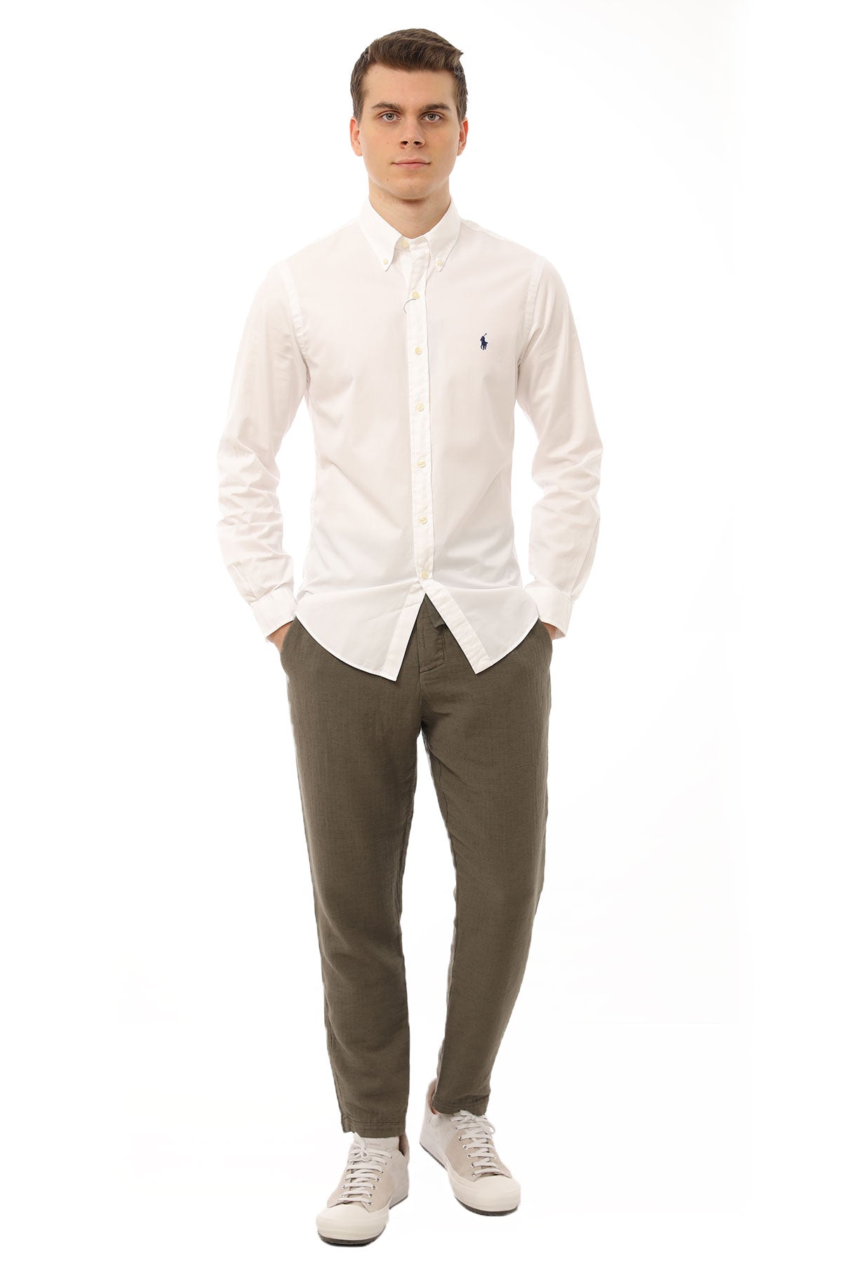 Polo Ralph Lauren Slim Fit Feather Weight Twill Gömlek-Libas Trendy Fashion Store