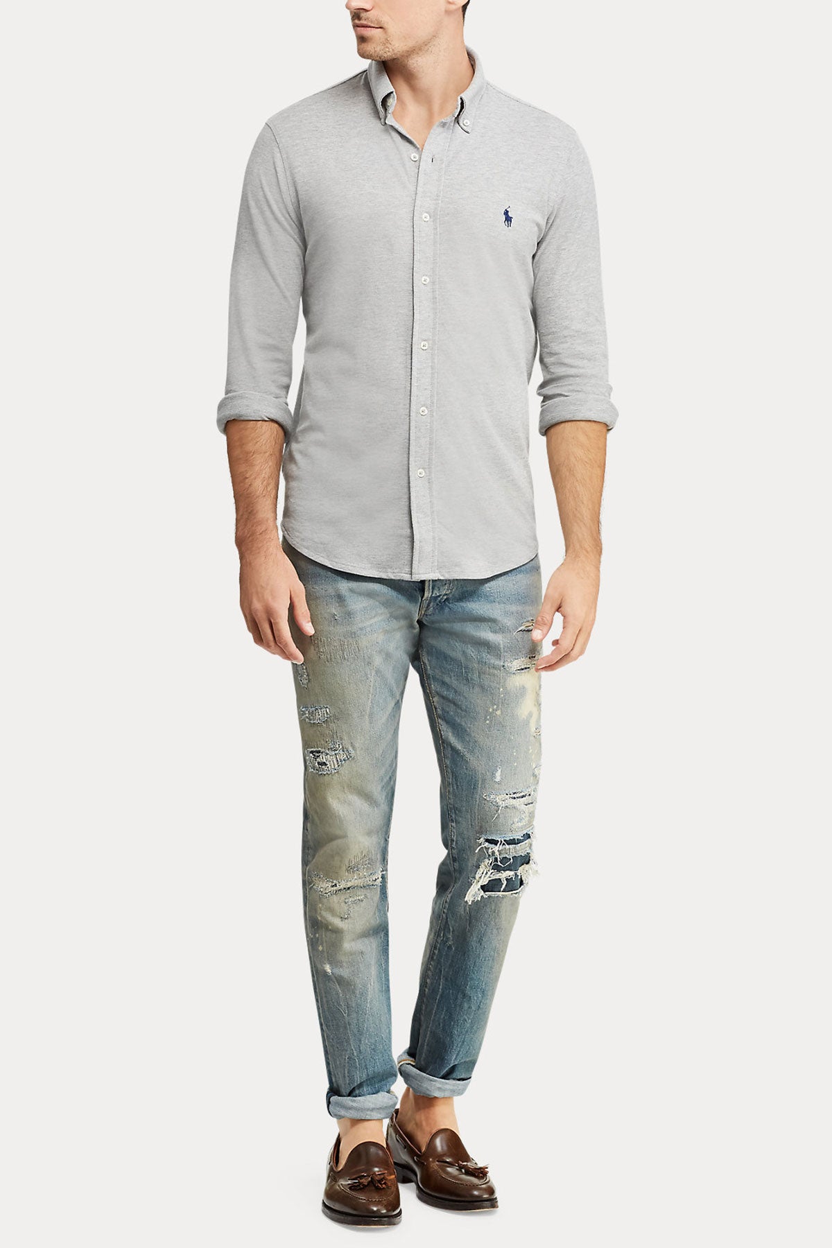 Polo Ralph Lauren Featherweight Mesh Gömlek-Libas Trendy Fashion Store