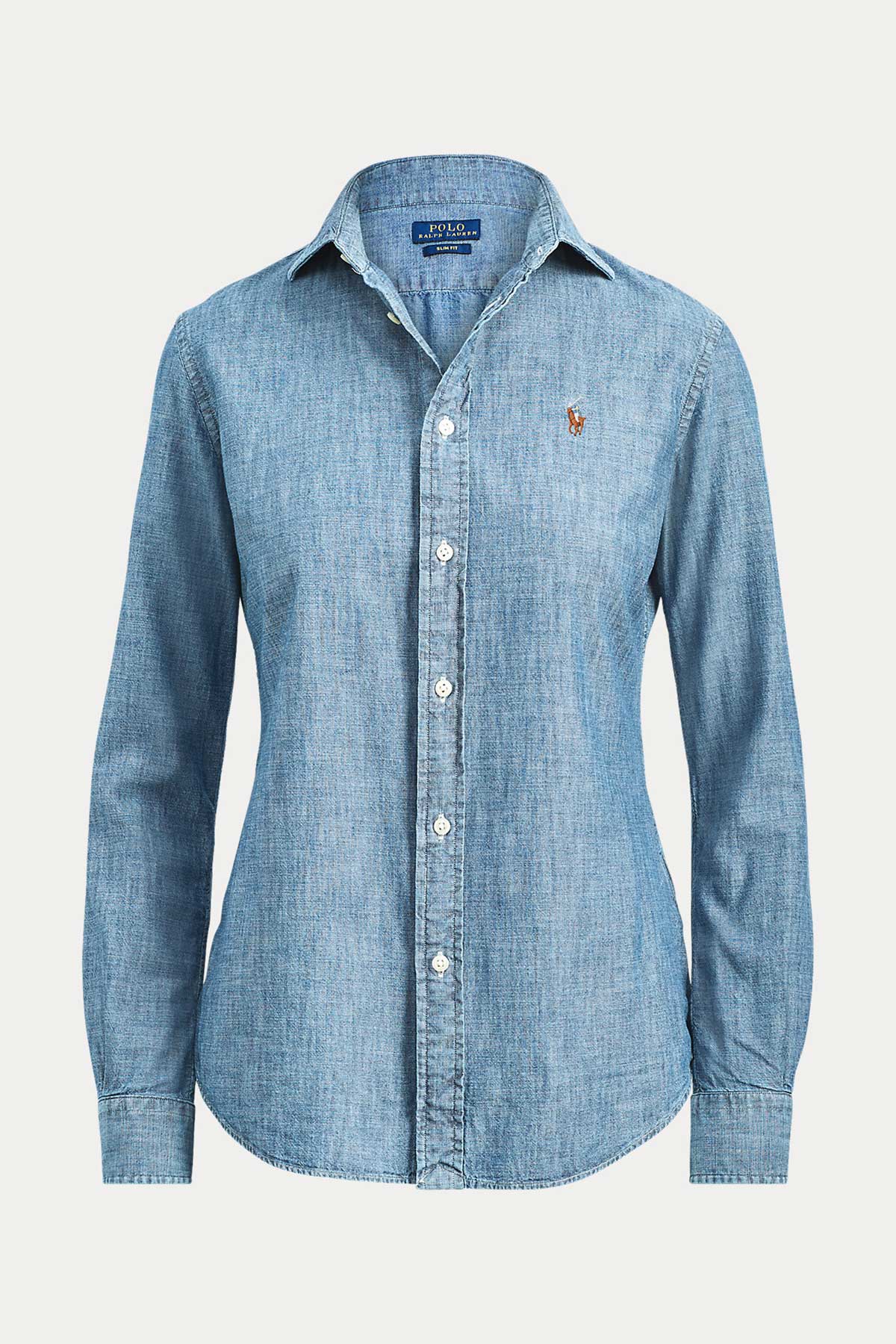 Polo Ralph Lauren Slim Fit Denim Gömlek-Libas Trendy Fashion Store